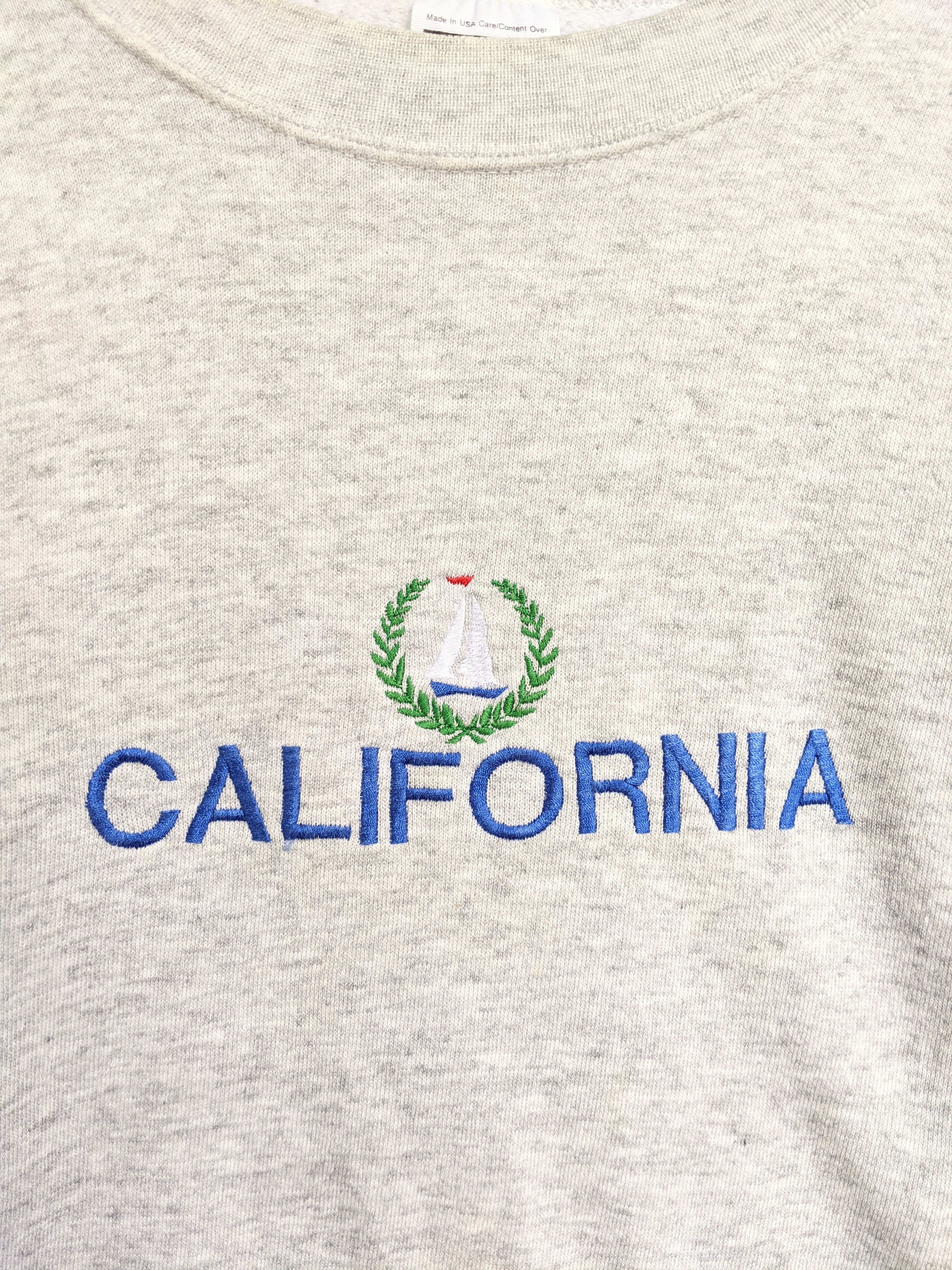 Other Vintage 90s Tultex California Embroidery Sweatshirt Size US L / EU 52-54 / 3 - 3 Thumbnail