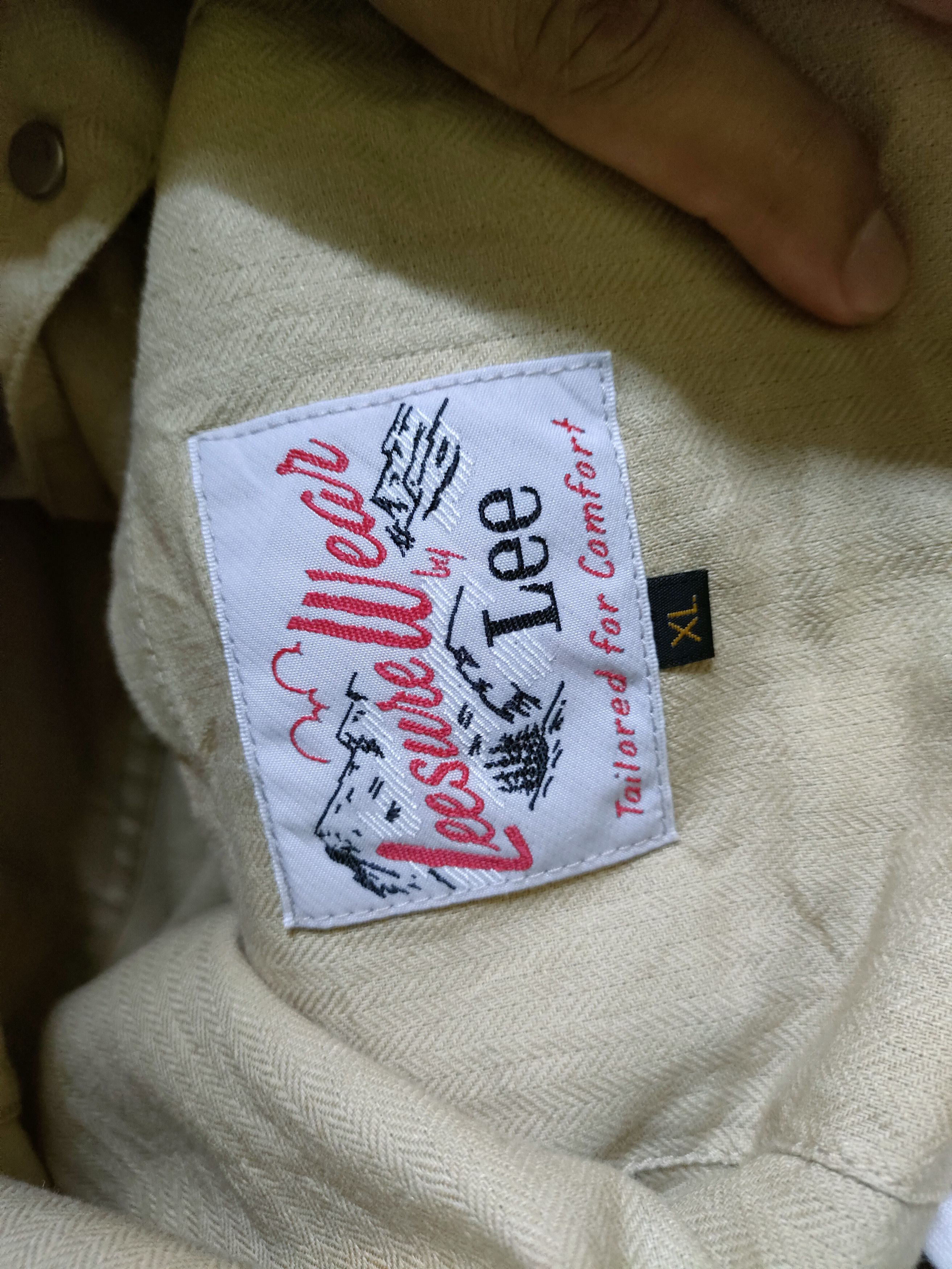 Lee Lee Leesurewear Herringbone Twill Jacket Size US XL / EU 56 / 4 - 5 Thumbnail