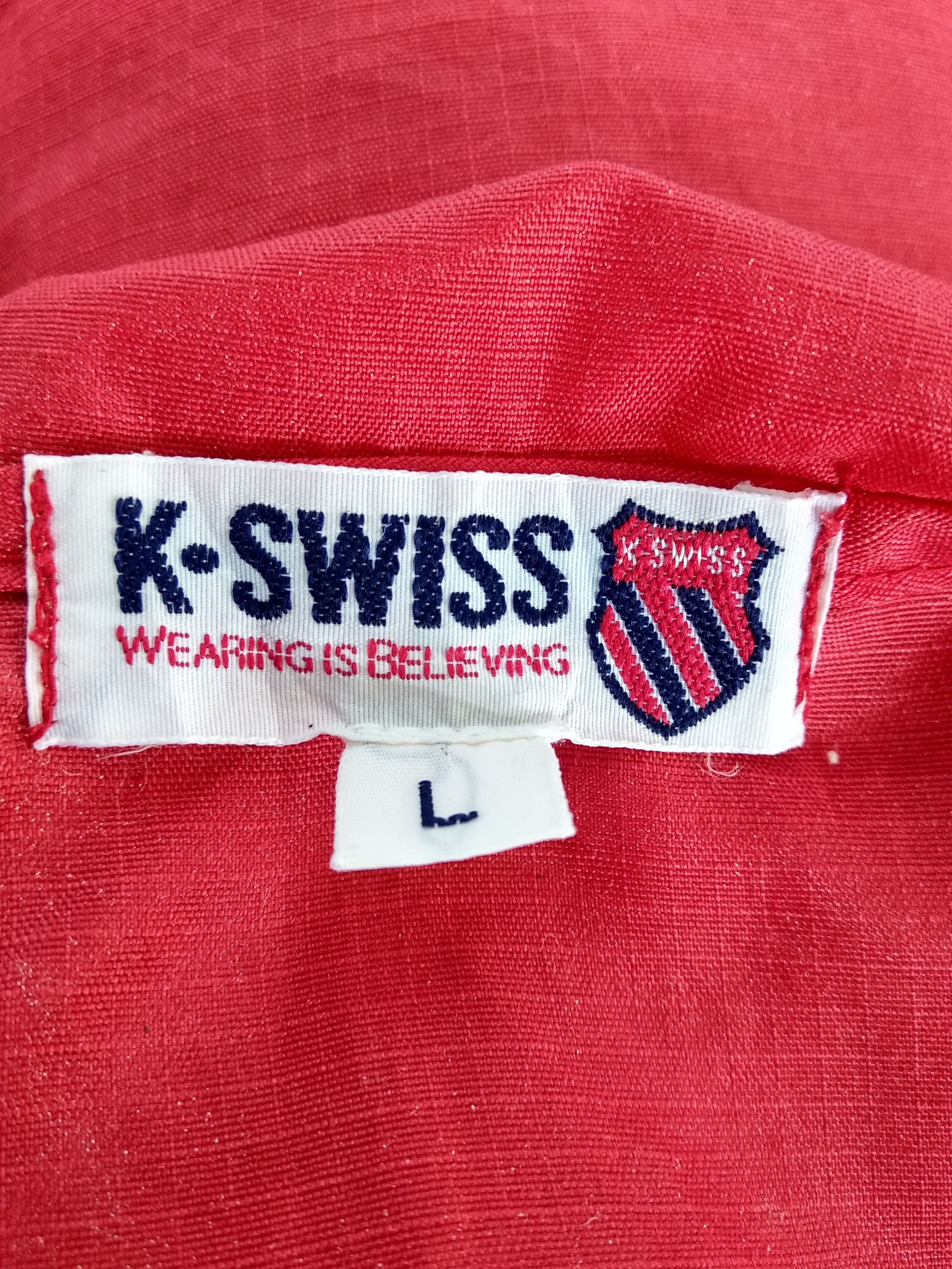 K-Swiss K.Swiss Windbreaker,Pull Over,Hoodie Size US L / EU 52-54 / 3 - 3 Thumbnail