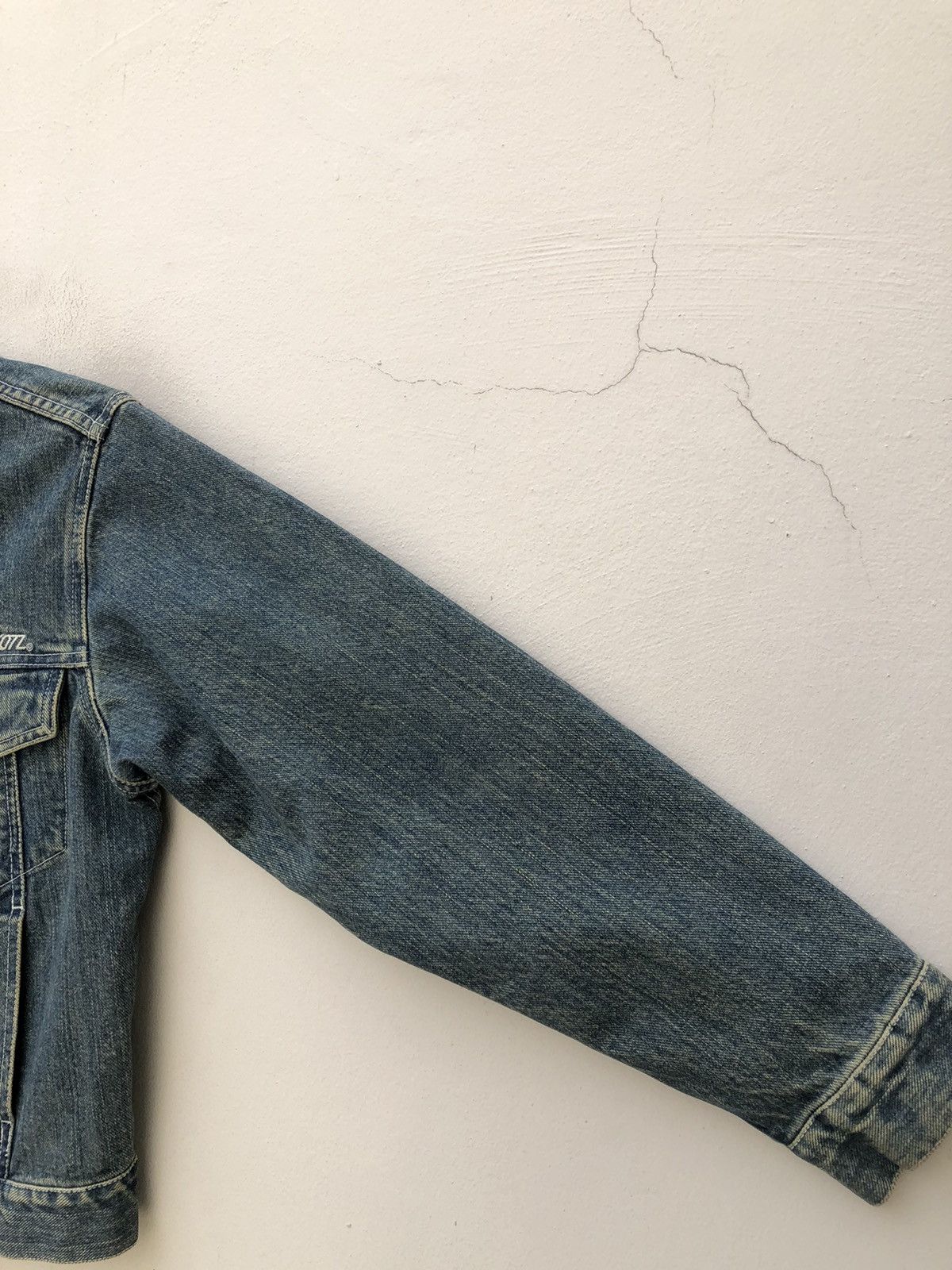 Harley Davidson × Vintage Vintage Harley Davidson Flames Denim Trucker Jacket Size US M / EU 48-50 / 2 - 11 Thumbnail