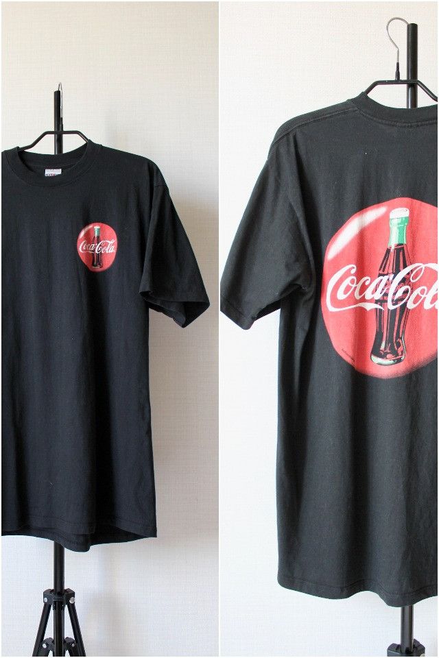 Coca Cola Coca-Cola Vintage Streetwear t Shirt Black Size US L / EU 52-54 / 3 - 1 Thumbnail