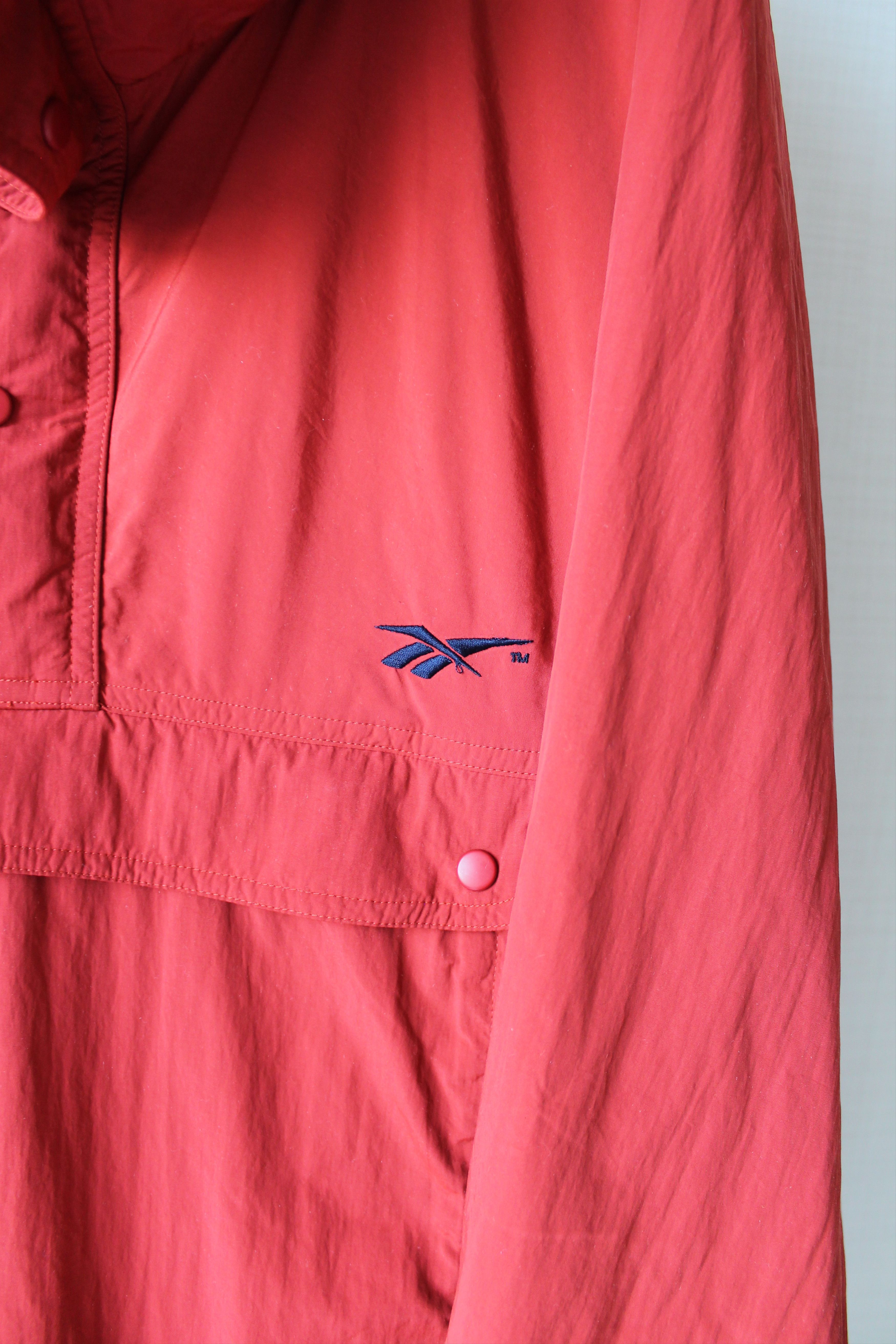 Reebok × Vintage 90's REEBOK Anorak Light Jacket Packable Windbreaker Size US XL / EU 56 / 4 - 4 Thumbnail