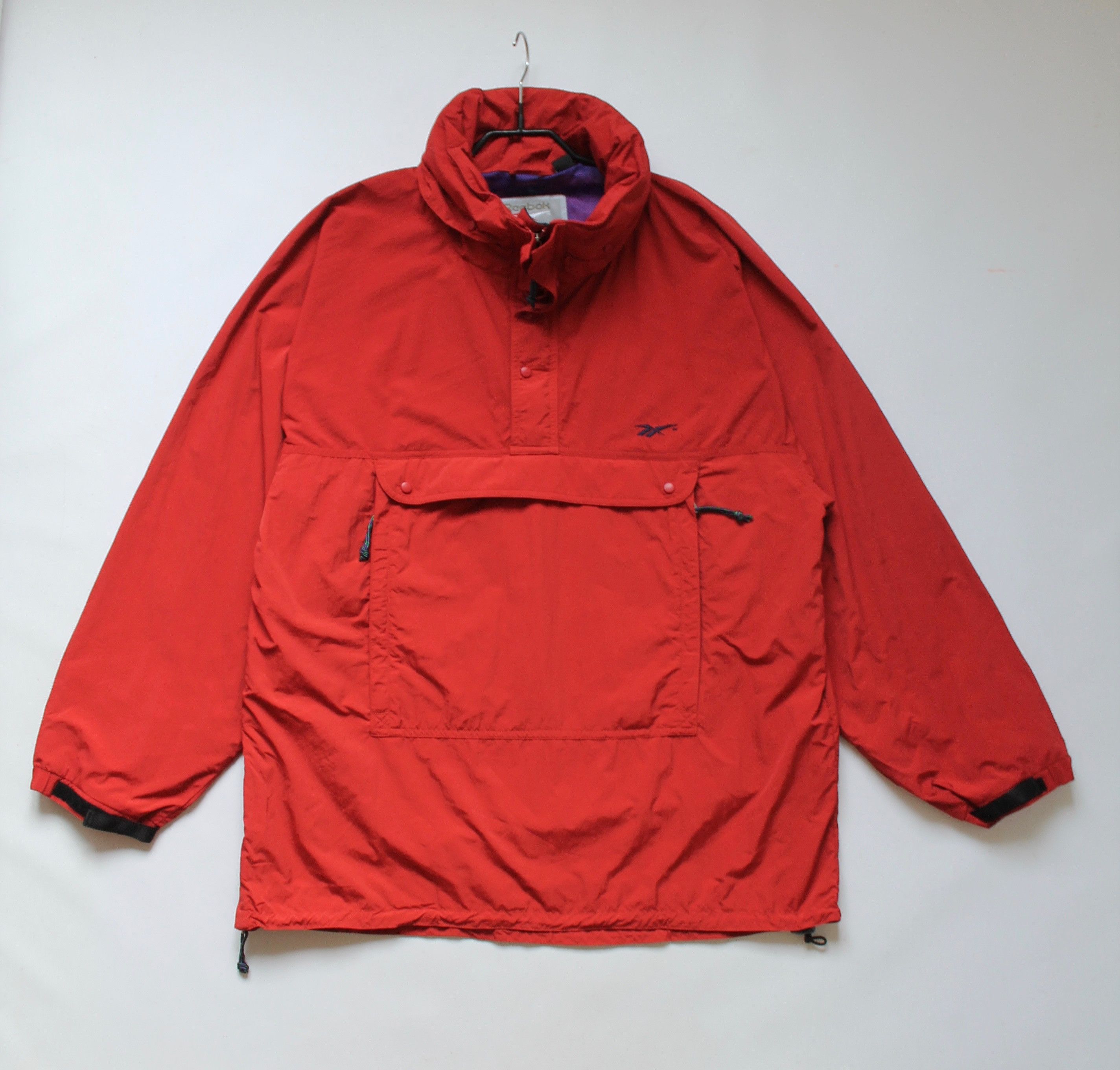 Reebok × Vintage 90's REEBOK Anorak Light Jacket Packable Windbreaker Size US XL / EU 56 / 4 - 6 Thumbnail