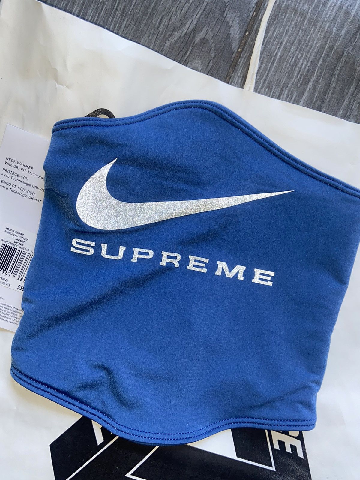 Supreme Supreme Nike Neck Warmer Blue | Grailed