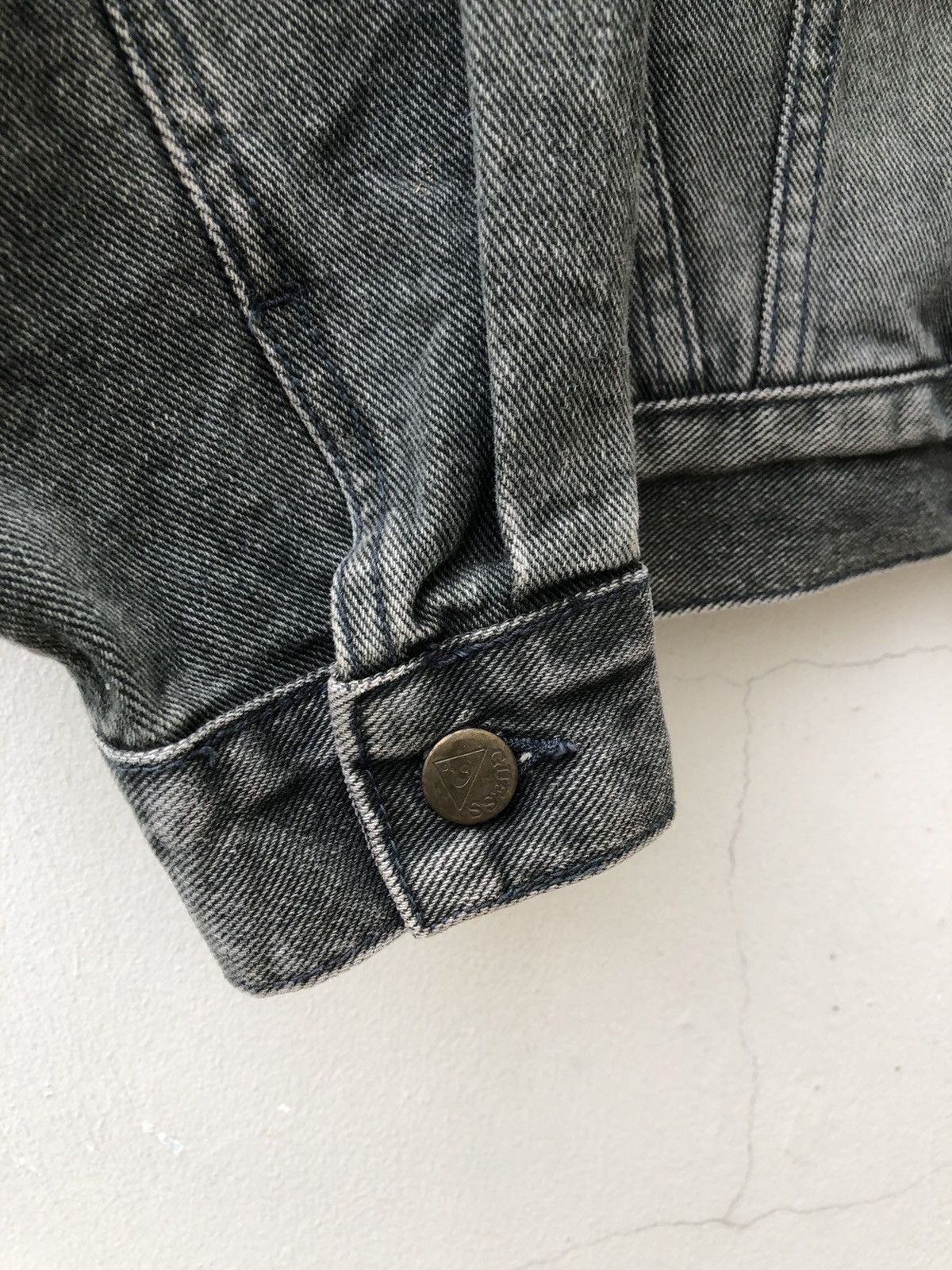 Guess Vintage 90s Guess Usa Baggy Faded Green Denim Jacket Classic Size US S / EU 44-46 / 1 - 5 Thumbnail