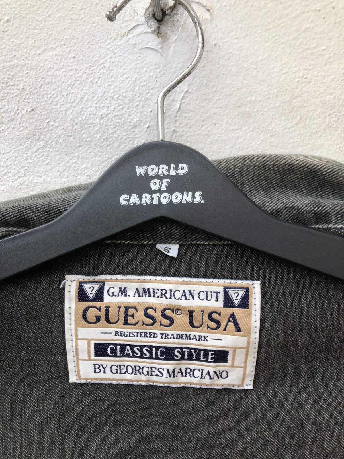 Guess Vintage 90s Guess Usa Baggy Faded Green Denim Jacket Classic Size US S / EU 44-46 / 1 - 16 Thumbnail