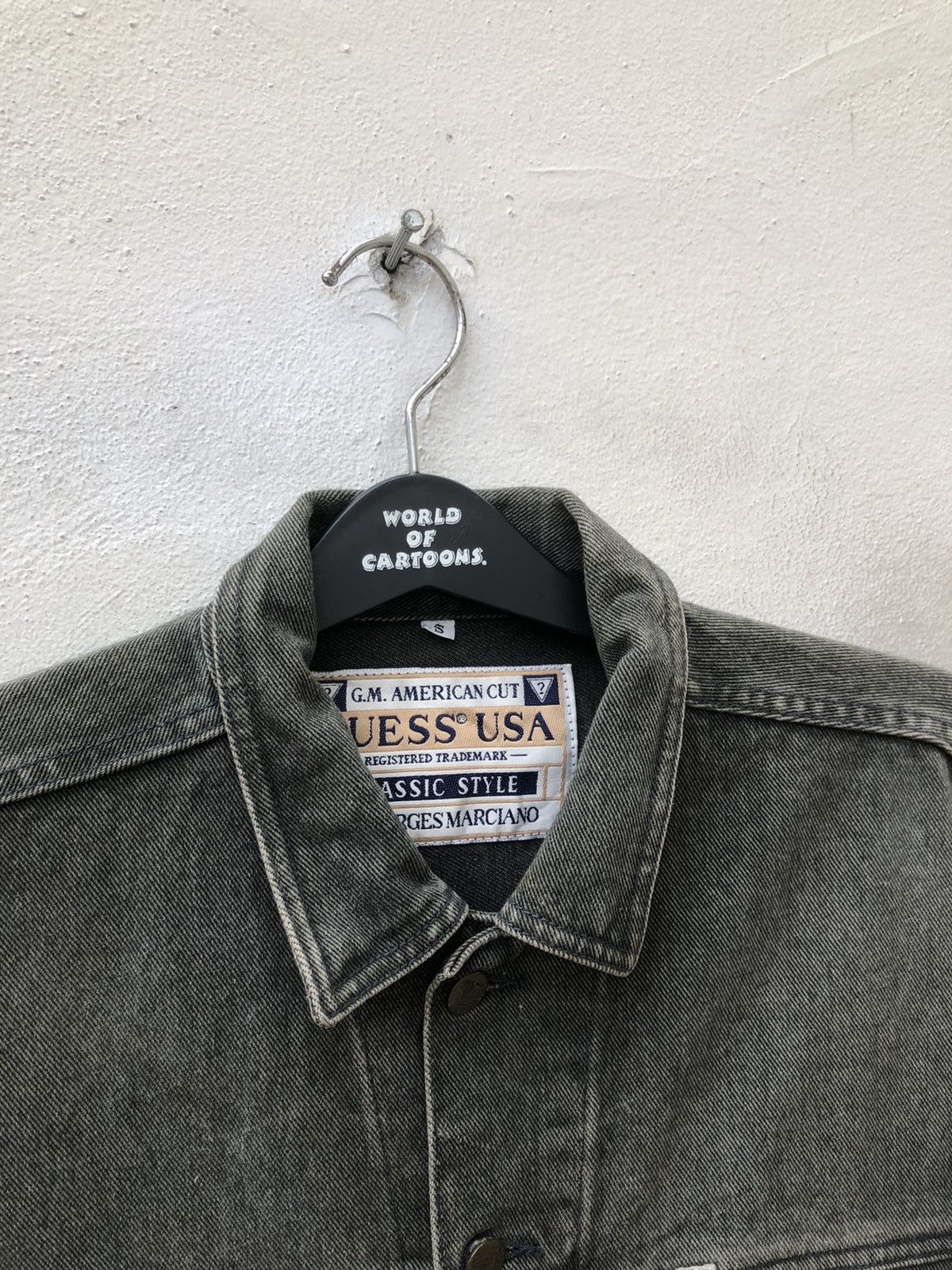 Guess Vintage 90s Guess Usa Baggy Faded Green Denim Jacket Classic Size US S / EU 44-46 / 1 - 7 Thumbnail