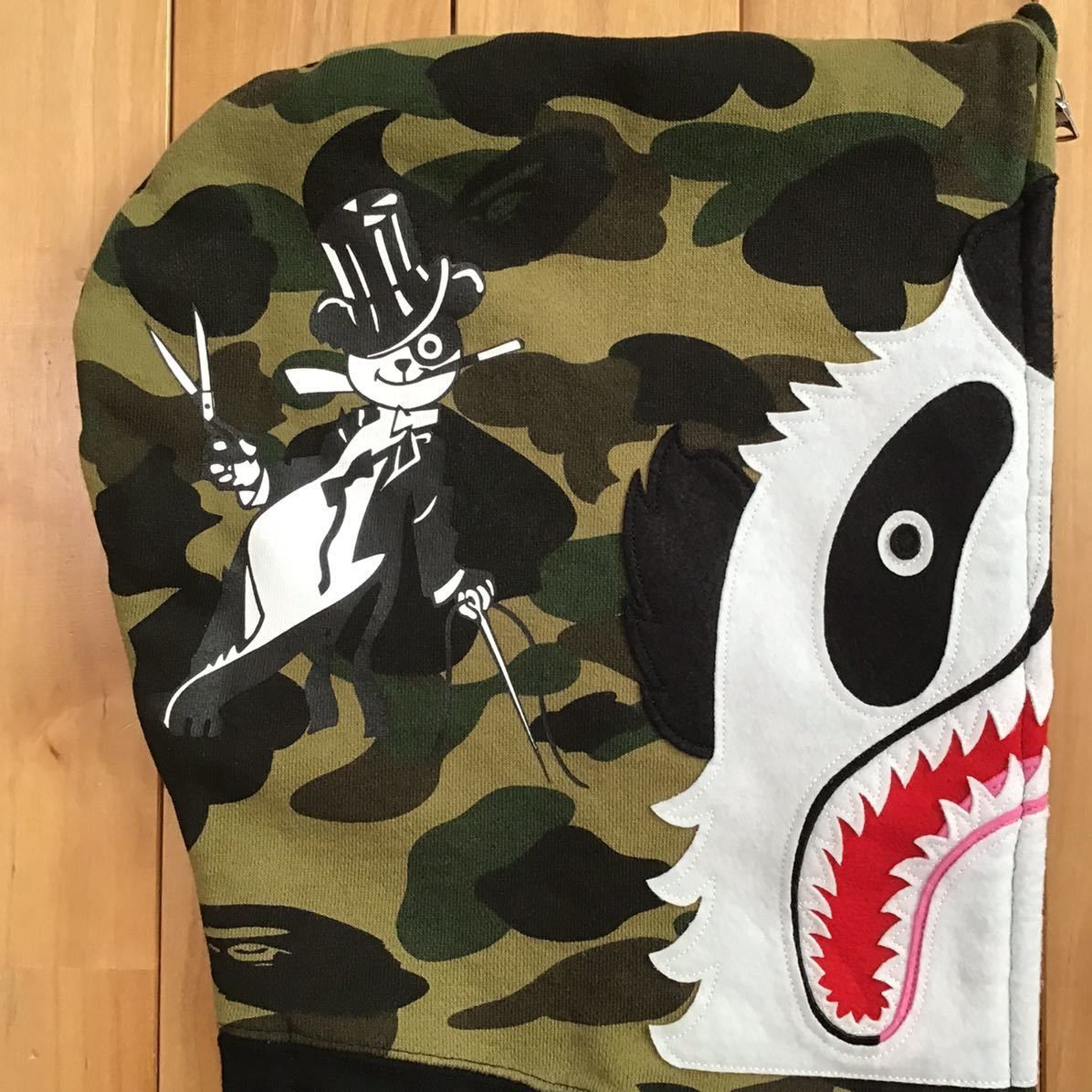 Bape BAPE Panda full zip hoodie a bathing ape black 1st camo Size US S / EU 44-46 / 1 - 4 Thumbnail