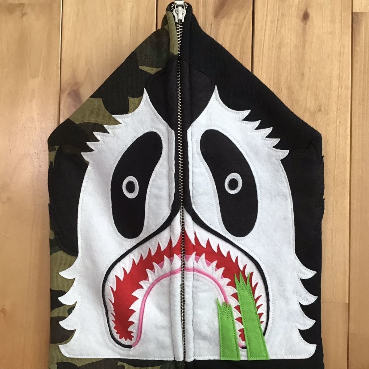 Bape BAPE Panda full zip hoodie a bathing ape black 1st camo Size US S / EU 44-46 / 1 - 3 Thumbnail
