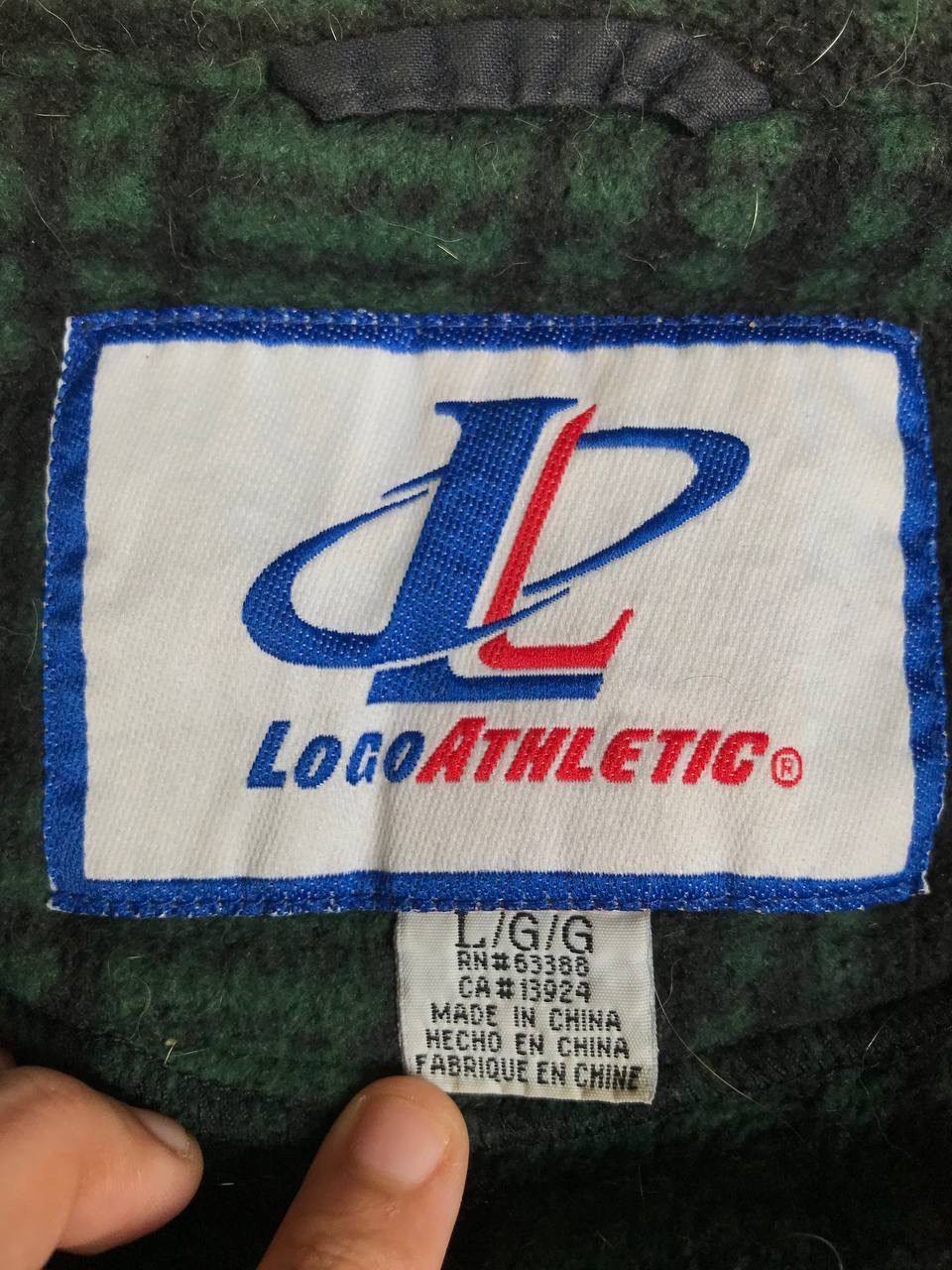 Logo Athletic VINTAGE GREEN BAY PACKERS NFL CHECKED FLEECE PULLOVER LOOSE Size US L / EU 52-54 / 3 - 6 Thumbnail