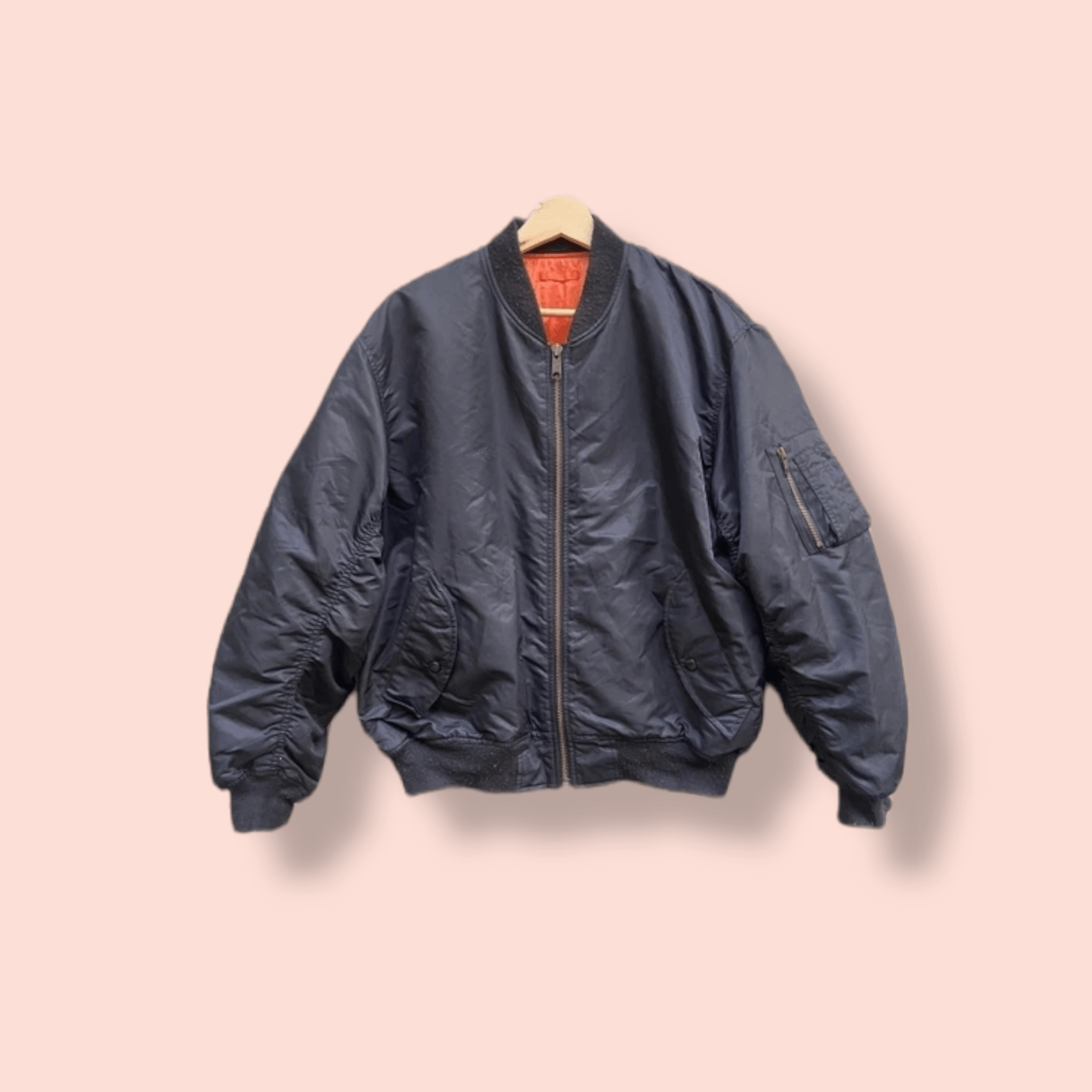 Japanese Brand × Uniqlo VINTAGE UNIQLO FLIGHT BOMBER JACKET Size US XL / EU 56 / 4 - 1 Thumbnail