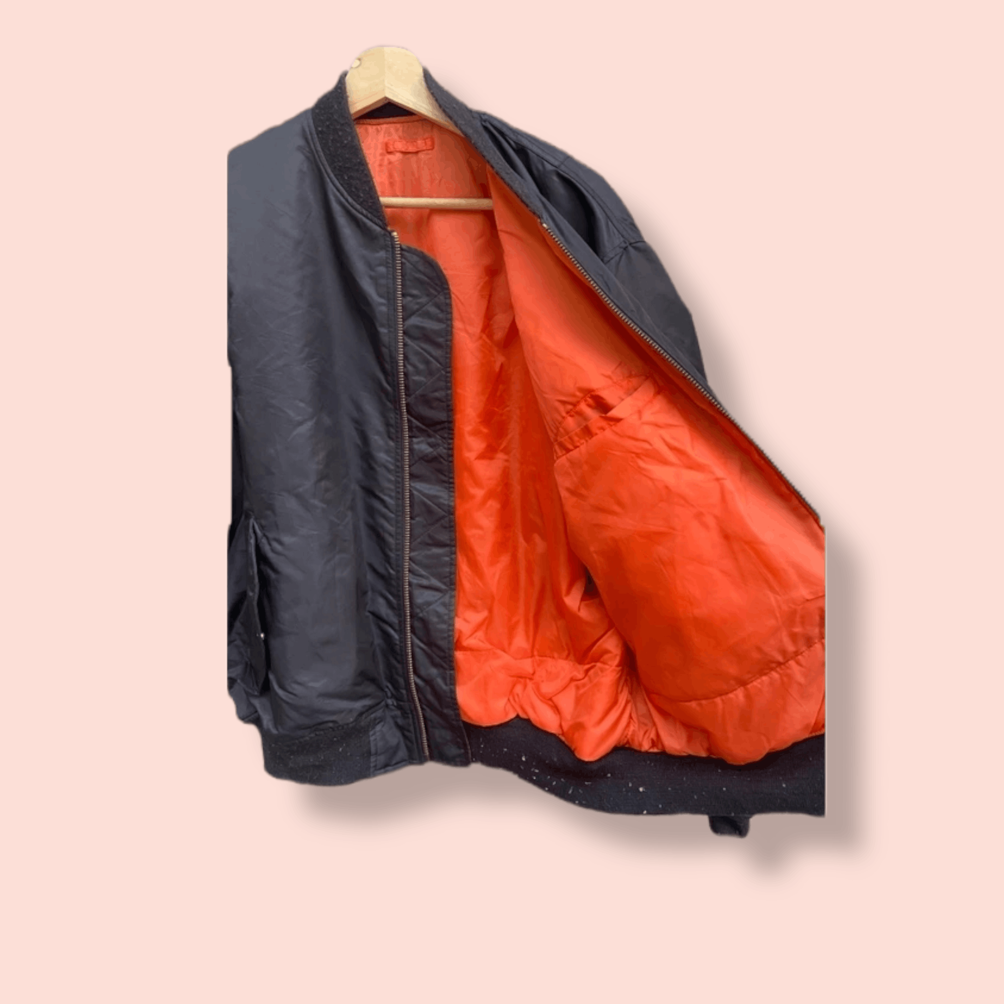 Japanese Brand × Uniqlo VINTAGE UNIQLO FLIGHT BOMBER JACKET Size US XL / EU 56 / 4 - 4 Thumbnail