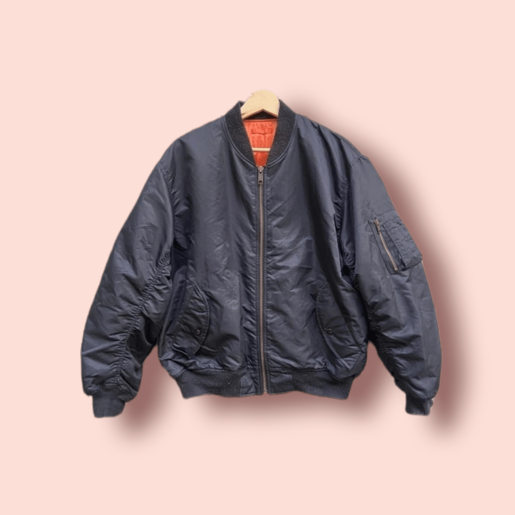 Japanese Brand × Uniqlo VINTAGE UNIQLO FLIGHT BOMBER JACKET Size US XL / EU 56 / 4 - 3 Thumbnail