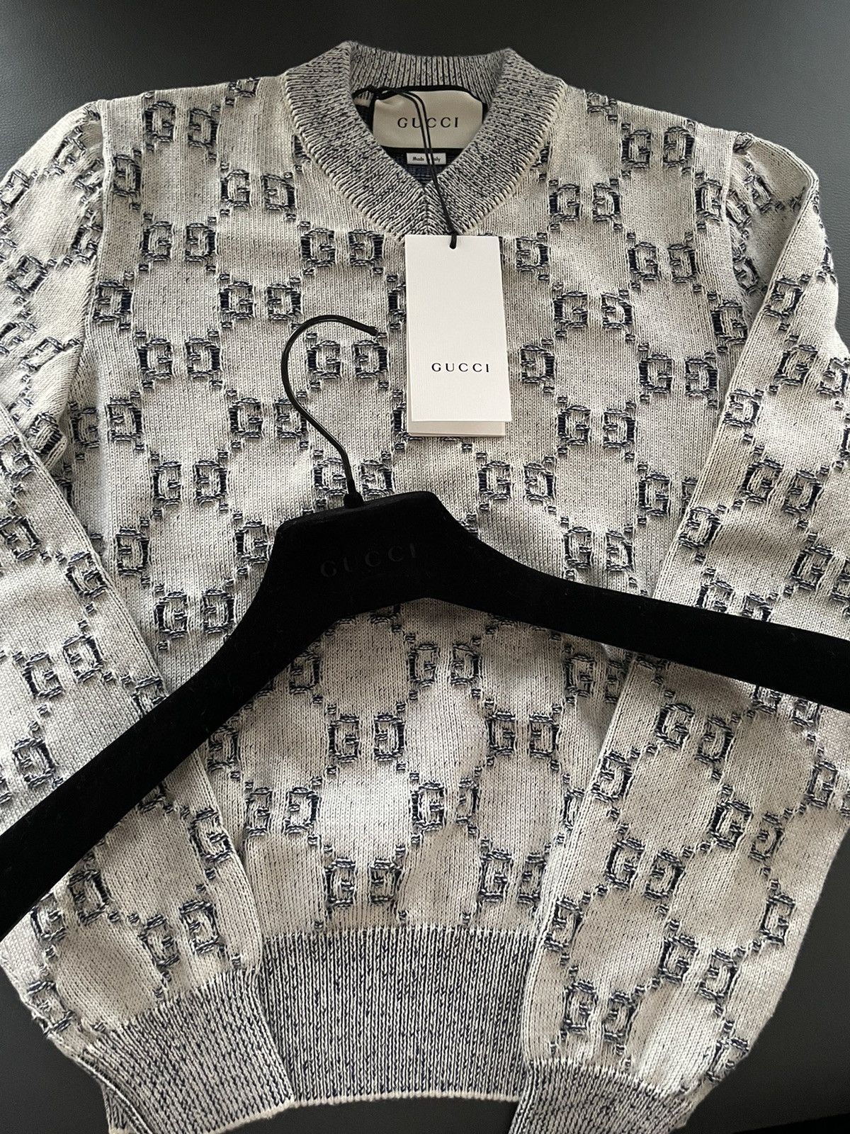 Gucci $2kRare Limited Edition Brand NEW GG Monogram Runway Sweater Size S / US 4 / IT 40 - 19 Thumbnail