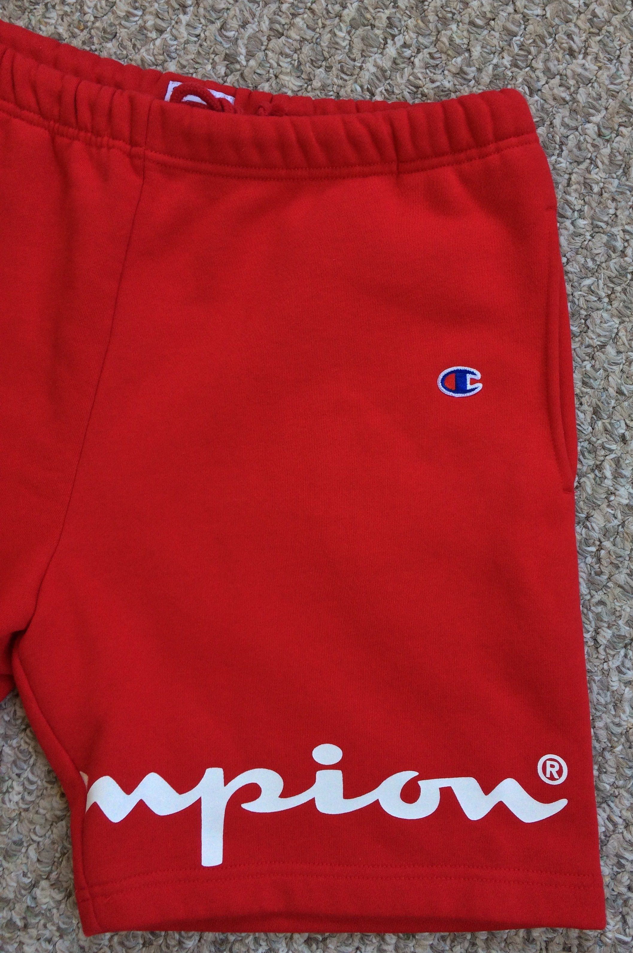 Champion × Supreme S/S 2018 Supreme x Champion Sweat Shorts size small Size US 30 / EU 46 - 3 Thumbnail
