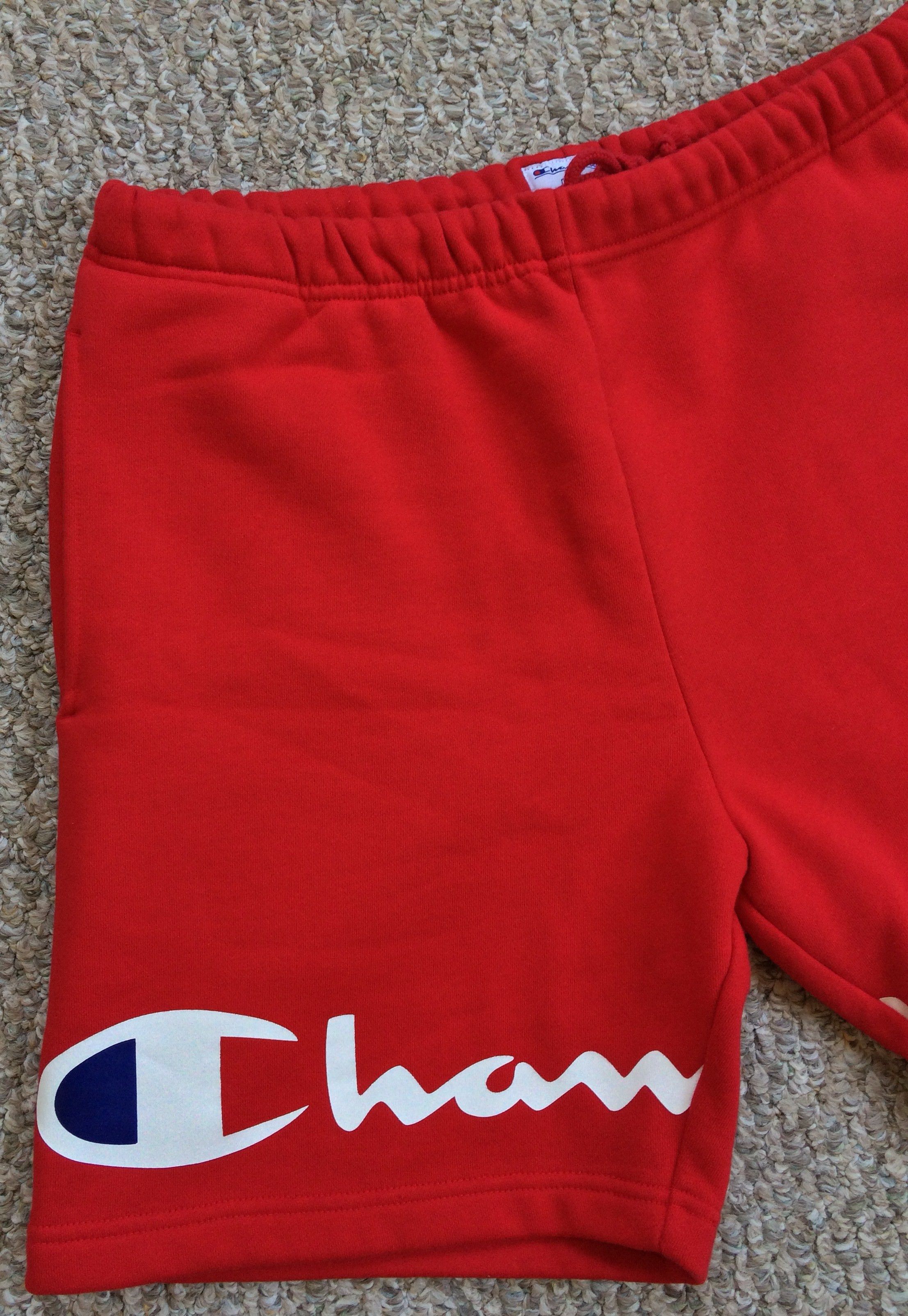 Champion × Supreme S/S 2018 Supreme x Champion Sweat Shorts size small Size US 30 / EU 46 - 2 Thumbnail
