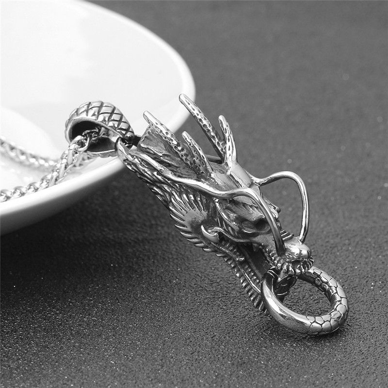 Chain × Cuban Link Chain × Streetwear Retro Dragon Chain Necklace | Grailed