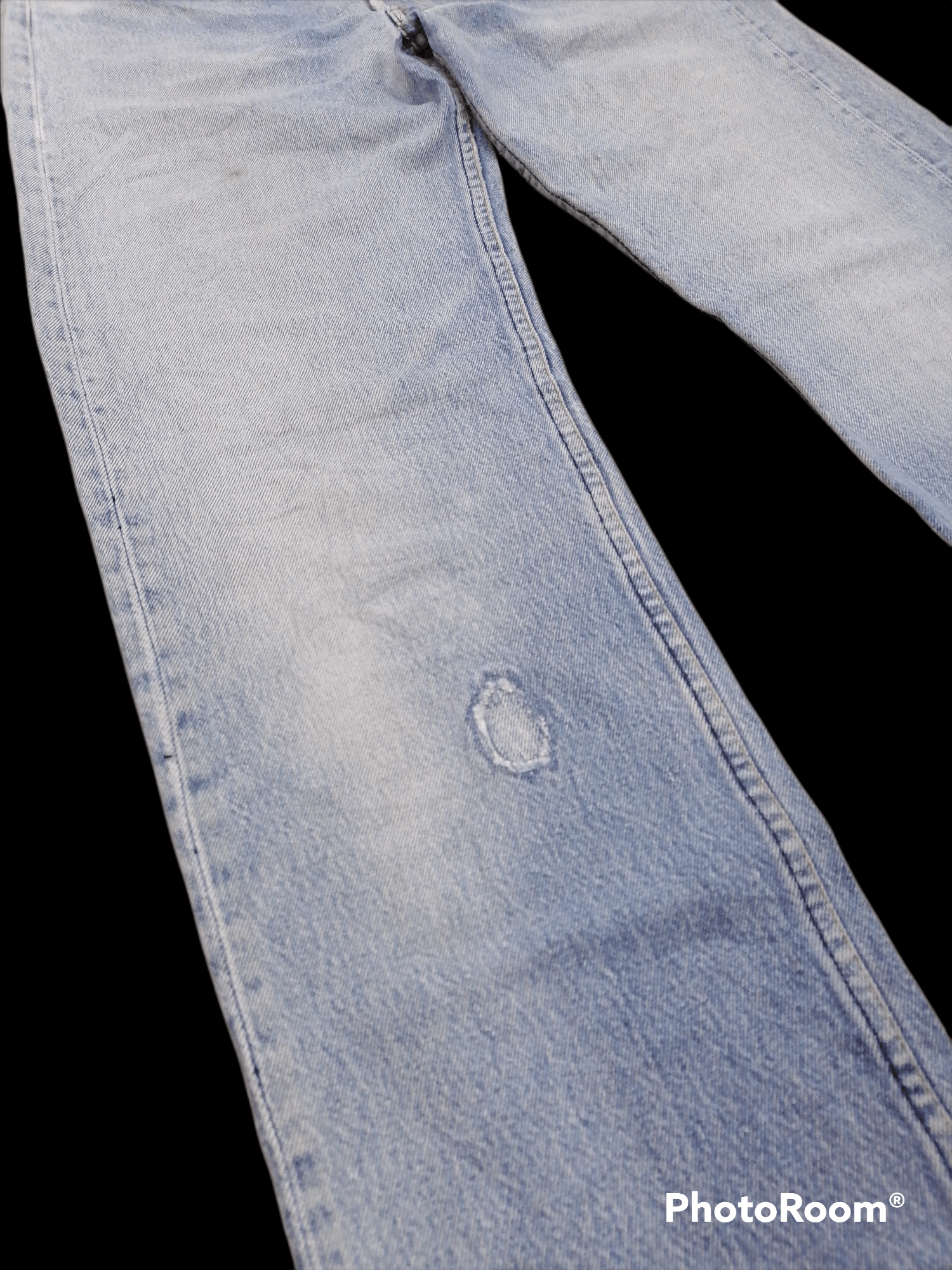 Levi's Vintage Clothing Vintage 90s Levi's 501 Faded Blue Distressed Denim Pants Size US 30 / EU 46 - 3 Thumbnail