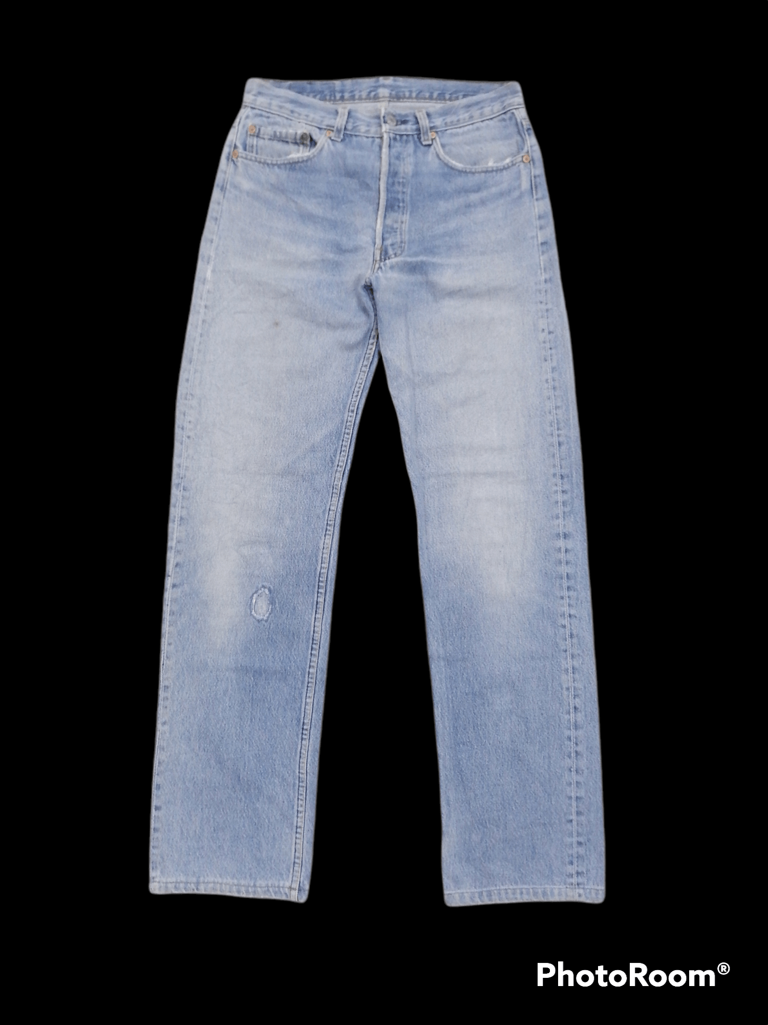 Levi's Vintage Clothing Vintage 90s Levi's 501 Faded Blue Distressed Denim Pants Size US 30 / EU 46 - 1 Thumbnail