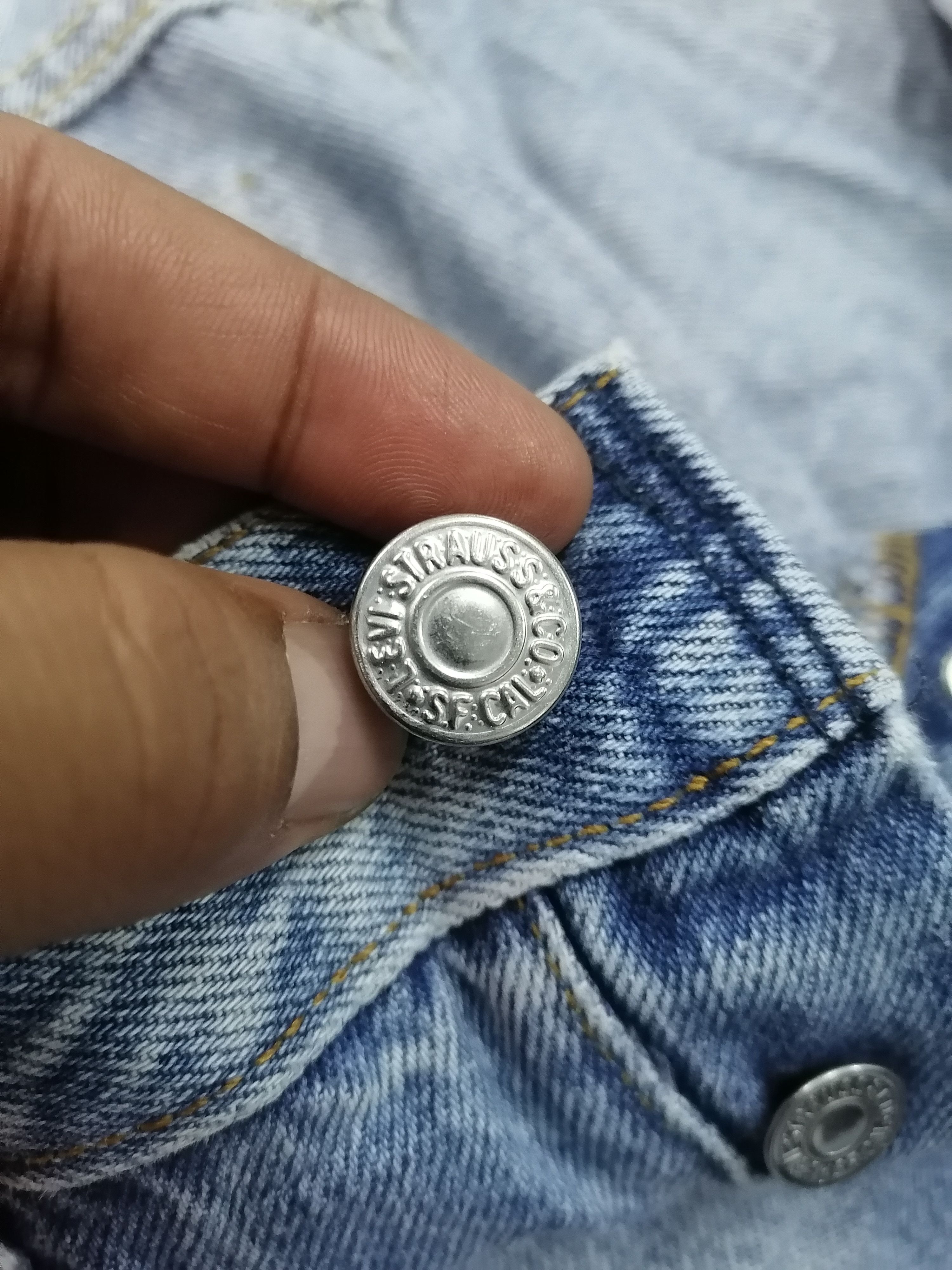 Levi's Vintage Clothing Vintage 90s Levi's 501 Faded Blue Distressed Denim Pants Size US 30 / EU 46 - 8 Thumbnail