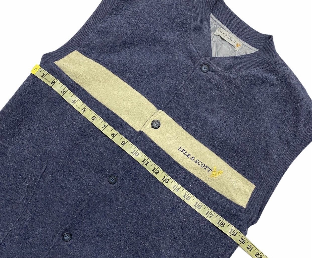 Japanese Brand × Lyle & Scott × Vintage Vintage Lyle & Scott Fleece Vest Jacket Size US M / EU 48-50 / 2 - 13 Thumbnail