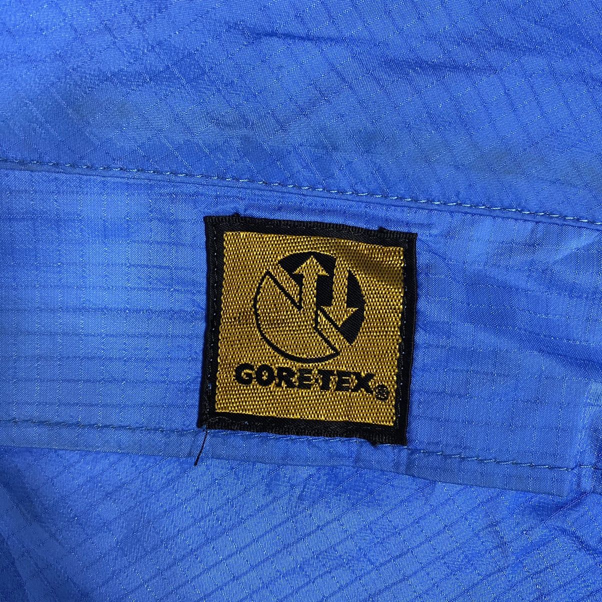 Vintage Vintage GORE-TEX Button Up Blue Rain Wear Jacket Size US XL / EU 56 / 4 - 4 Thumbnail