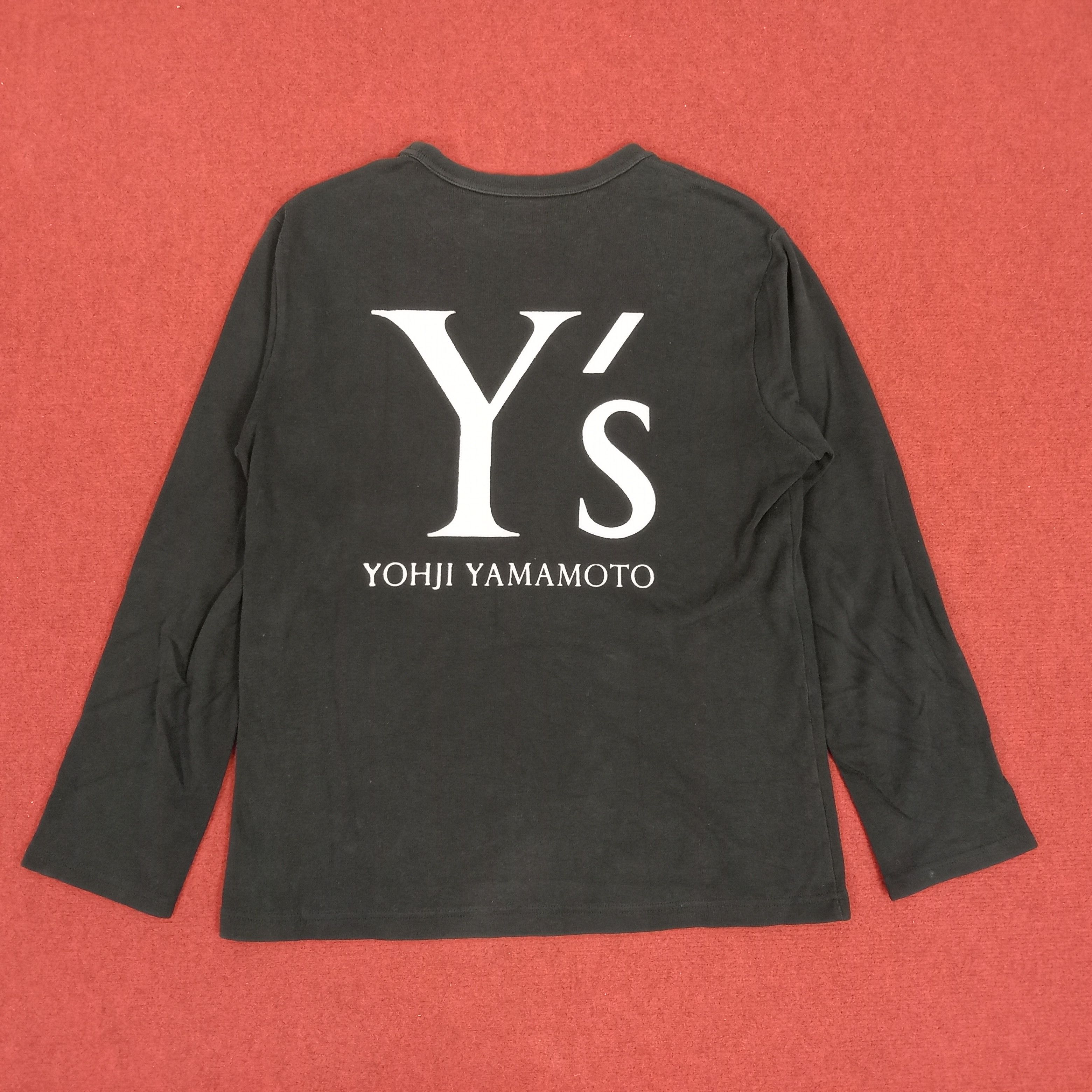 Designer × Vintage × Yohji Yamamoto Y's Yohji Yamamoto Japanese Brand Custom Logo Tshirt Size US M / EU 48-50 / 2 - 1 Thumbnail