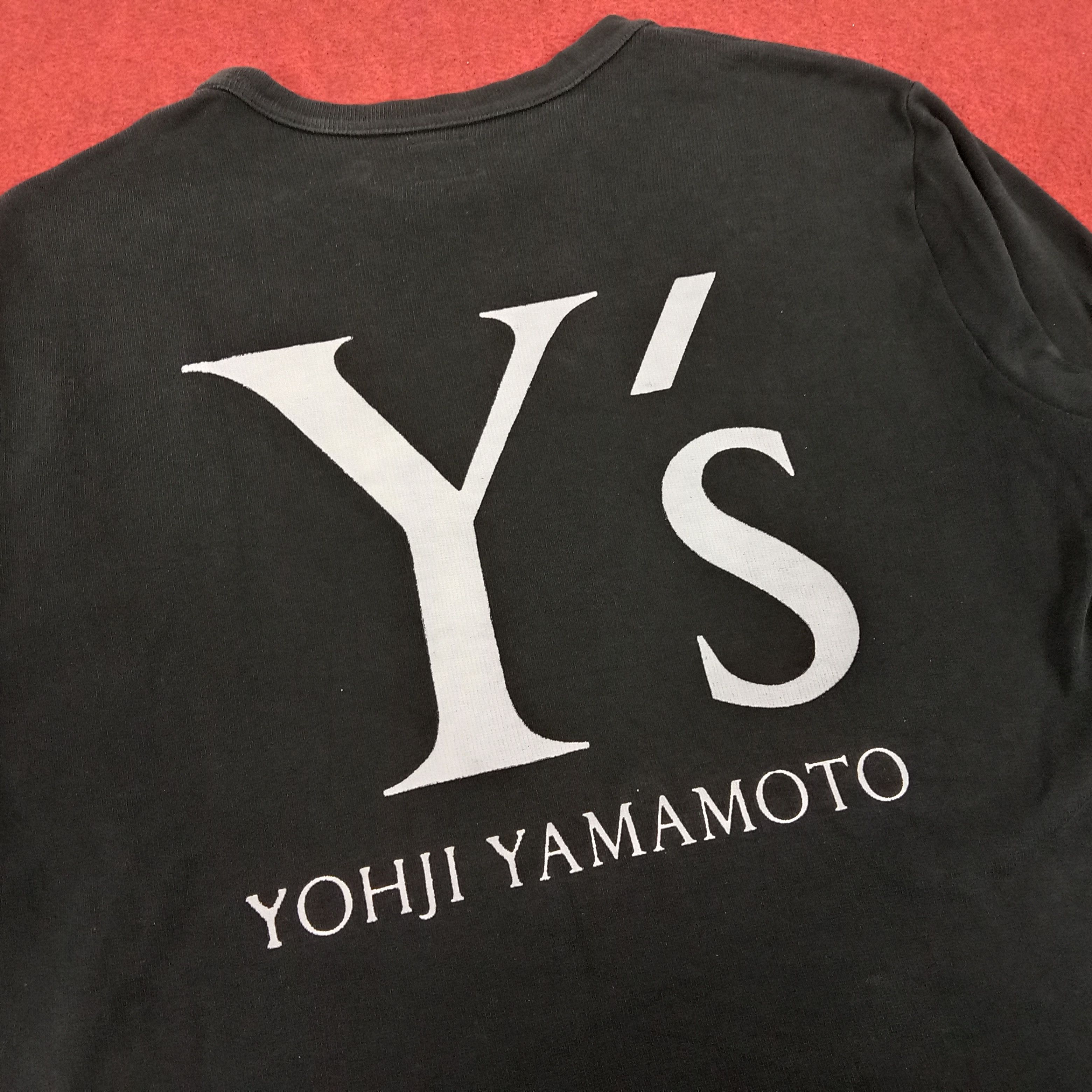 Designer × Vintage × Yohji Yamamoto Y's Yohji Yamamoto Japanese Brand Custom Logo Tshirt Size US M / EU 48-50 / 2 - 2 Thumbnail