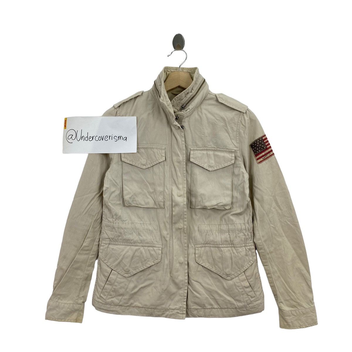 Vintage POLO JEANS Co. RL Multi Pocket Embroidered Usa Jeans Jacket Size US S / EU 44-46 / 1 - 1 Thumbnail