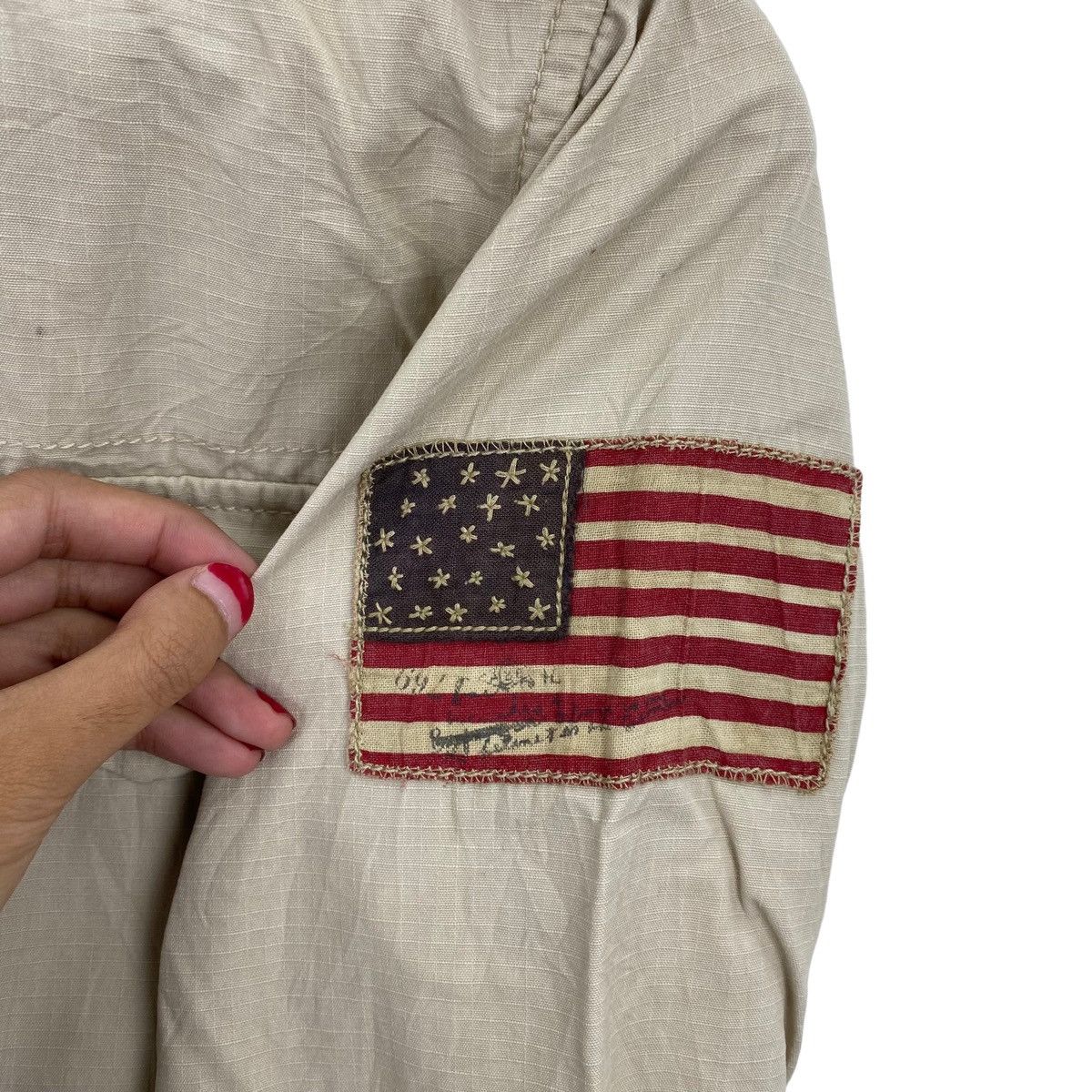 Vintage POLO JEANS Co. RL Multi Pocket Embroidered Usa Jeans Jacket Size US S / EU 44-46 / 1 - 3 Thumbnail
