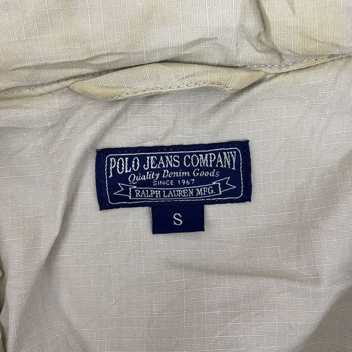 Vintage POLO JEANS Co. RL Multi Pocket Embroidered Usa Jeans Jacket Size US S / EU 44-46 / 1 - 4 Thumbnail