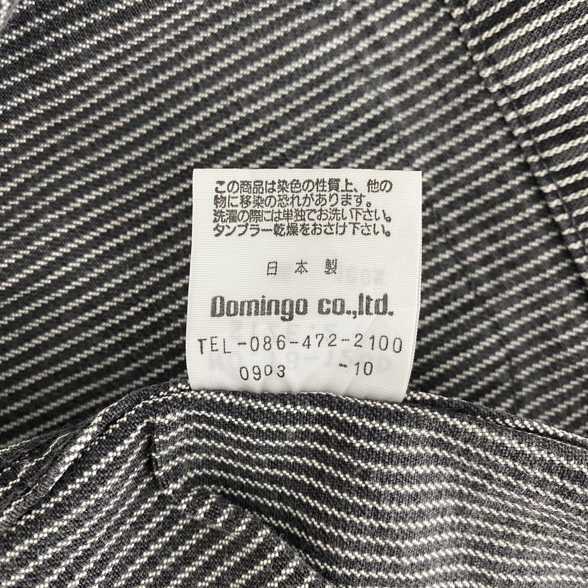 Japanese Brand DOMINGO CO. LTD Hickory Stripes Button Up Linen Coat Jacket Size US S / EU 44-46 / 1 - 7 Thumbnail