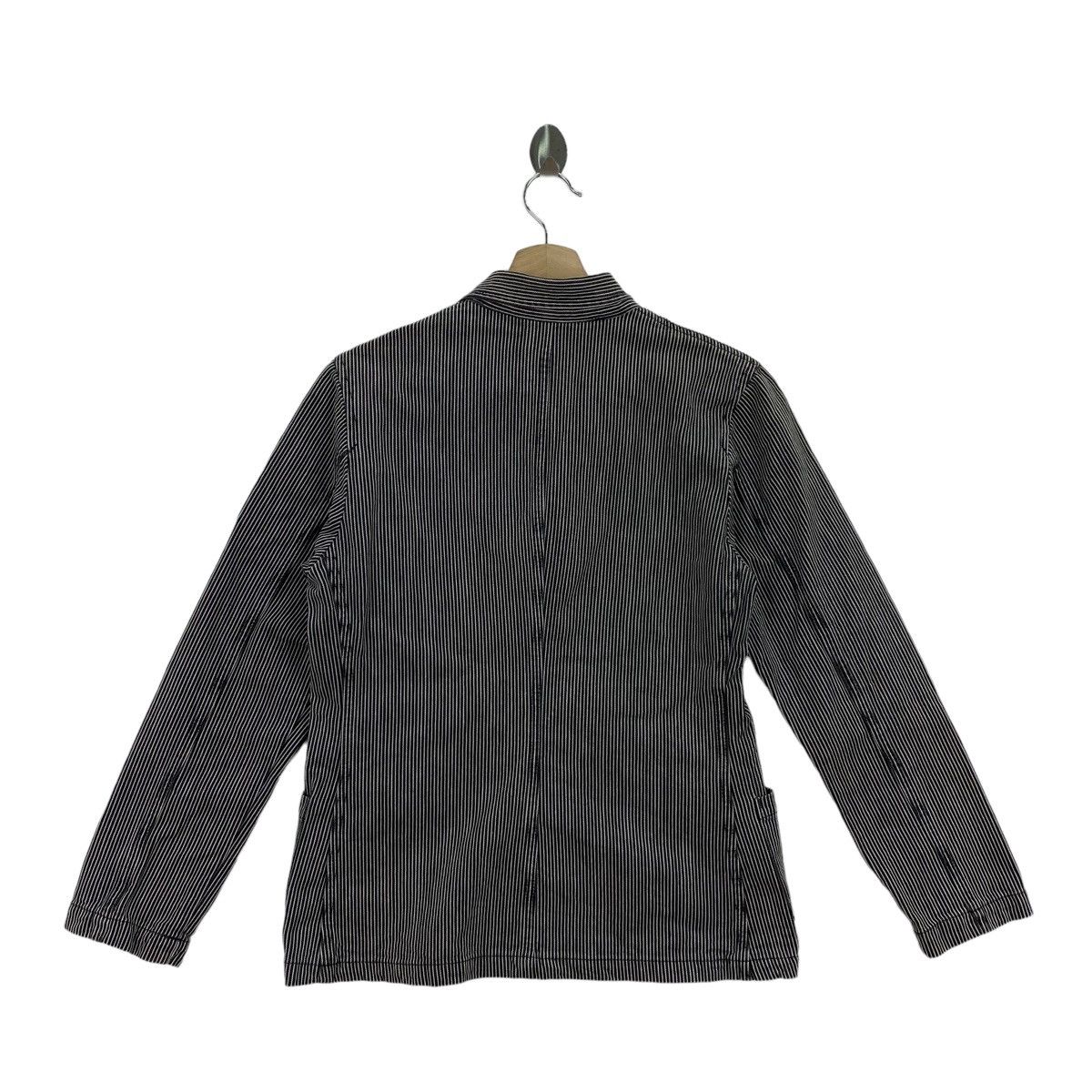 Japanese Brand DOMINGO CO. LTD Hickory Stripes Button Up Linen Coat Jacket Size US S / EU 44-46 / 1 - 8 Thumbnail