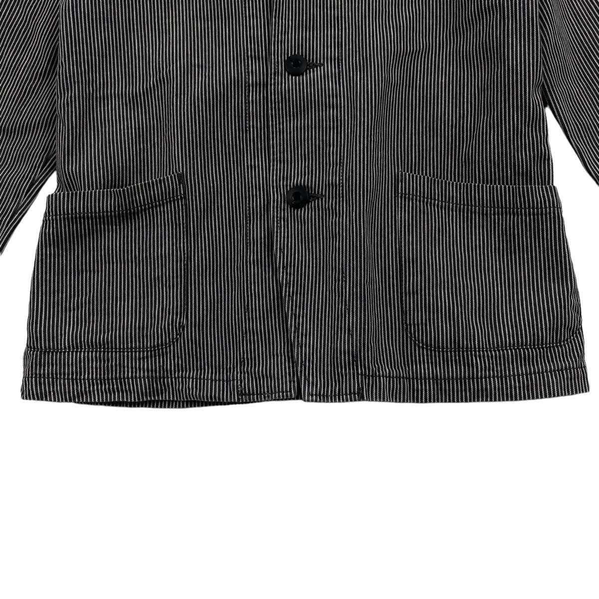 Japanese Brand DOMINGO CO. LTD Hickory Stripes Button Up Linen Coat Jacket Size US S / EU 44-46 / 1 - 3 Thumbnail