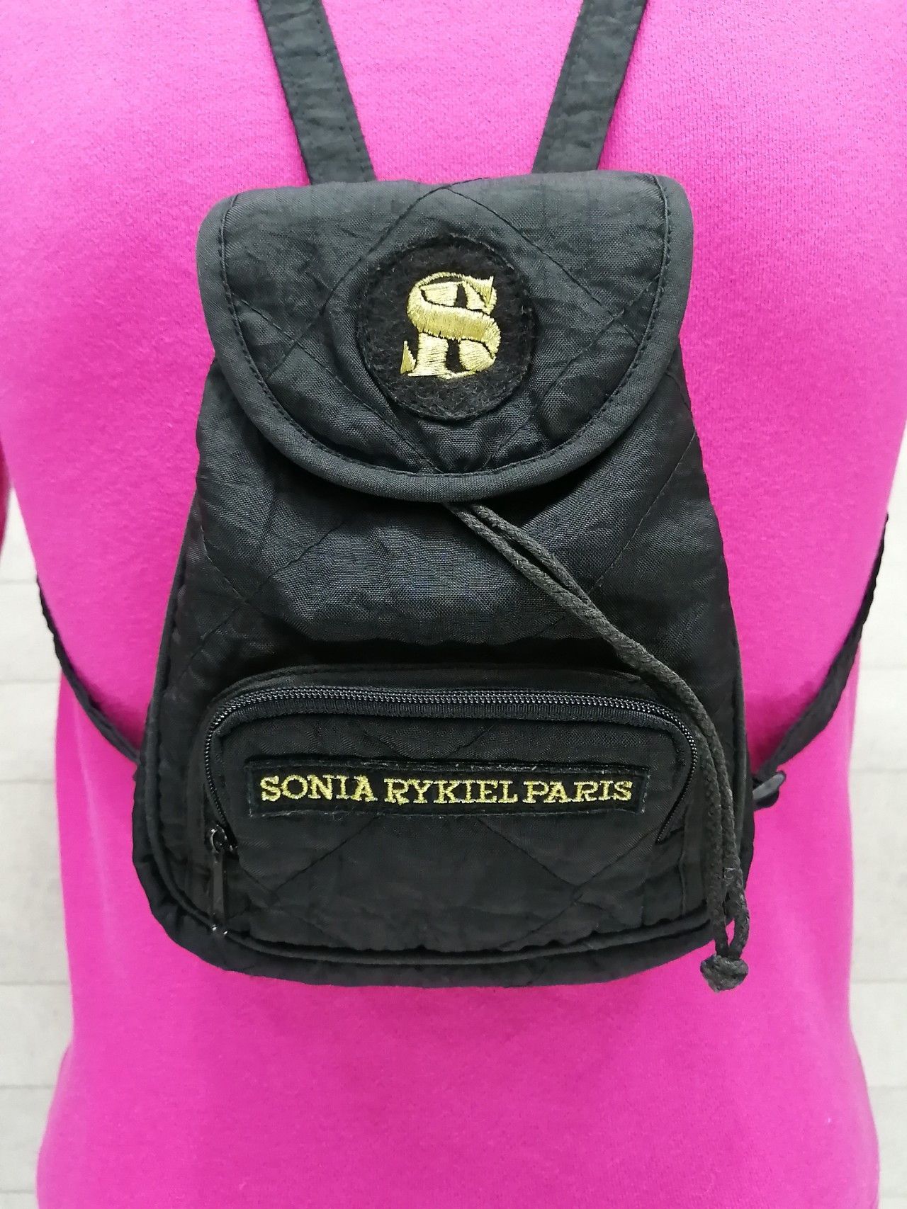 Designer × Sonia Rykiel × Vintage 💥SONIA RYKIEL PARIS💥 DOPE! Super Mini Backpack Size ONE SIZE - 4 Thumbnail