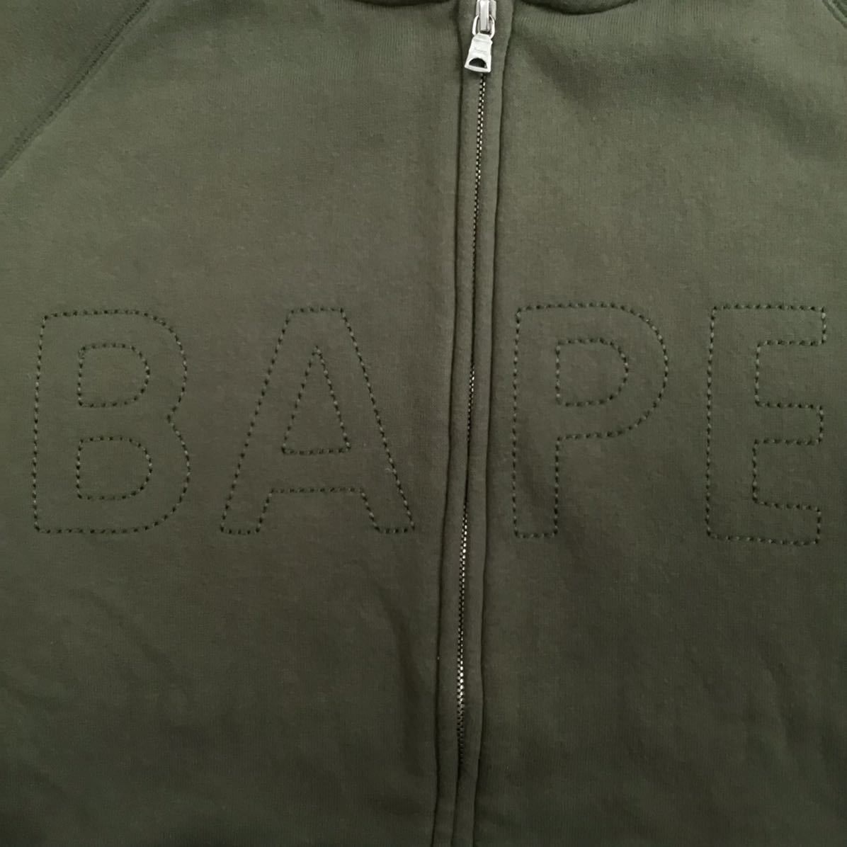 Bape BAPE Green camo x khaki BAPE logo zip hoodie Size US L / EU 52-54 / 3 - 6 Thumbnail