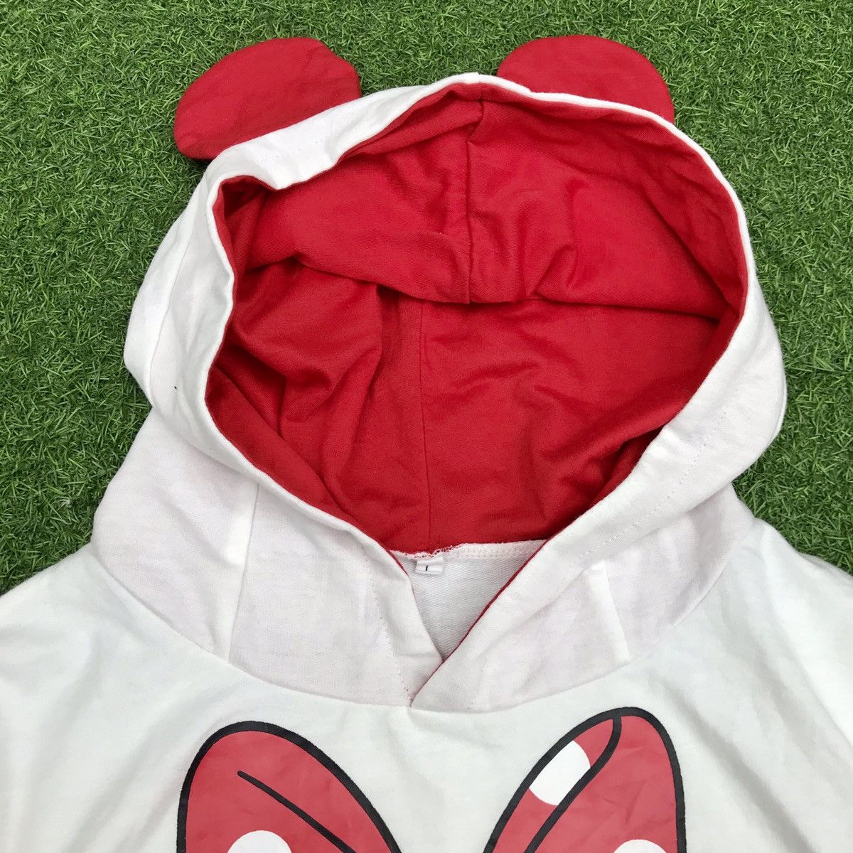 Disney × Mickey Mouse × Vintage VINTAGE 90s MINNIE MOUSE BIG POCKET LOGO SPELLOUT HOODIES Size M / US 6-8 / IT 42-44 - 5 Thumbnail