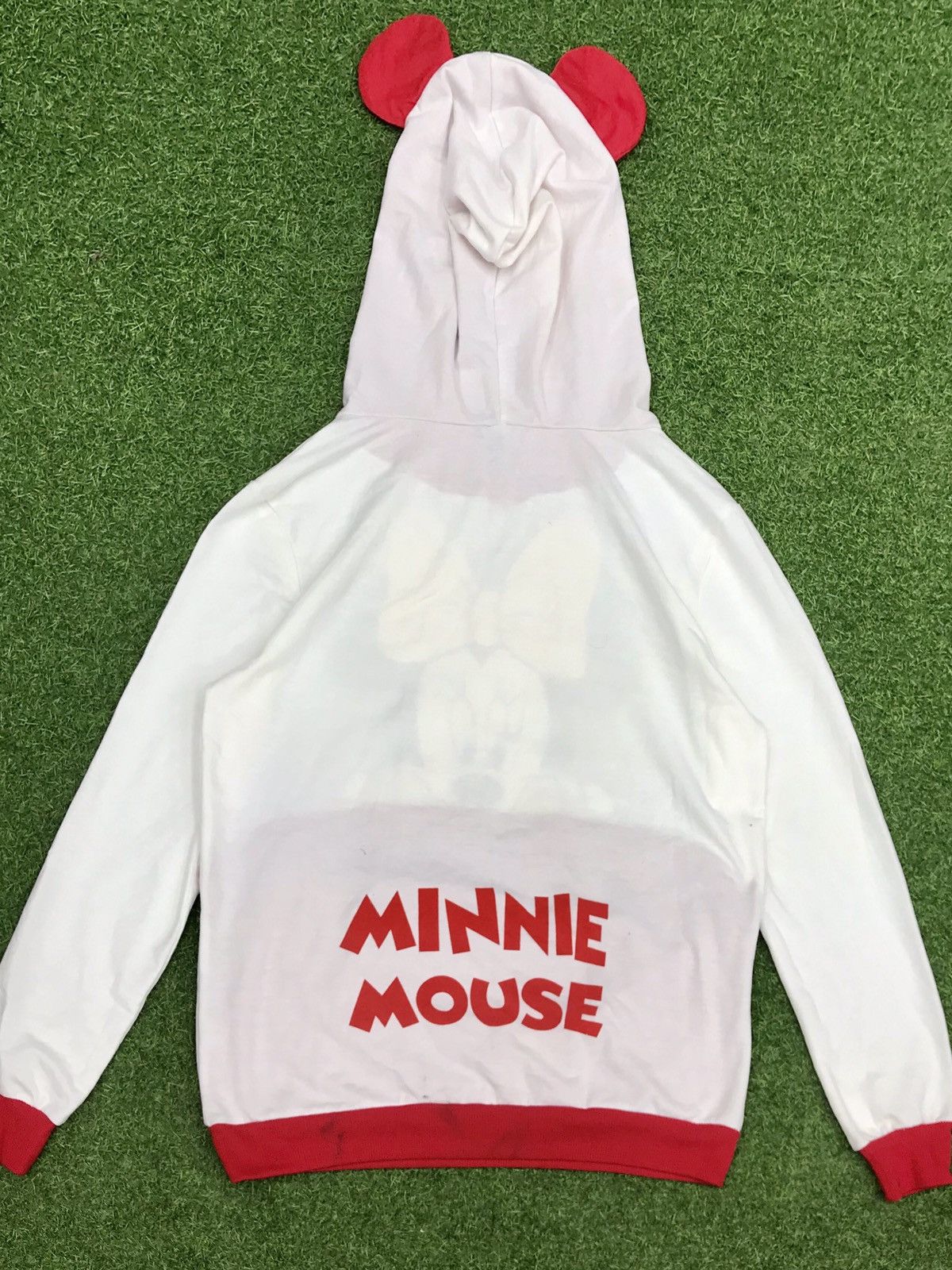 Disney × Mickey Mouse × Vintage VINTAGE 90s MINNIE MOUSE BIG POCKET LOGO SPELLOUT HOODIES Size M / US 6-8 / IT 42-44 - 8 Thumbnail