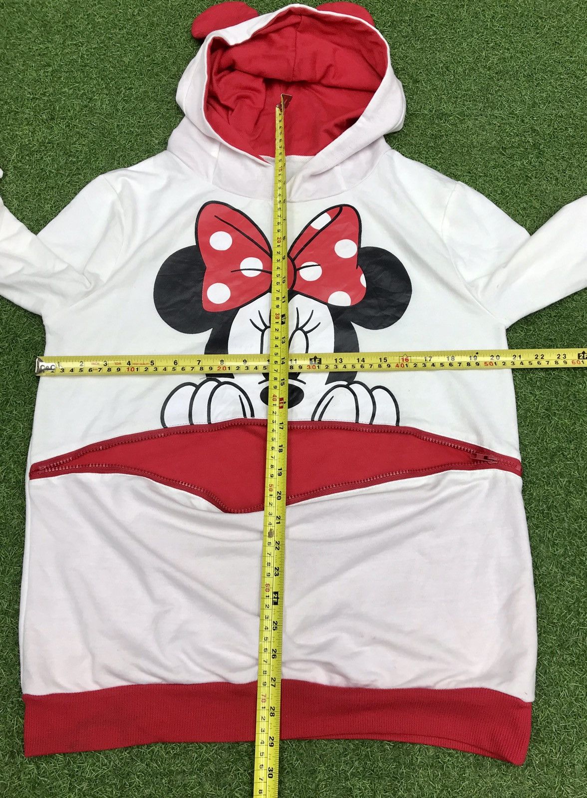 Disney × Mickey Mouse × Vintage VINTAGE 90s MINNIE MOUSE BIG POCKET LOGO SPELLOUT HOODIES Size M / US 6-8 / IT 42-44 - 12 Thumbnail