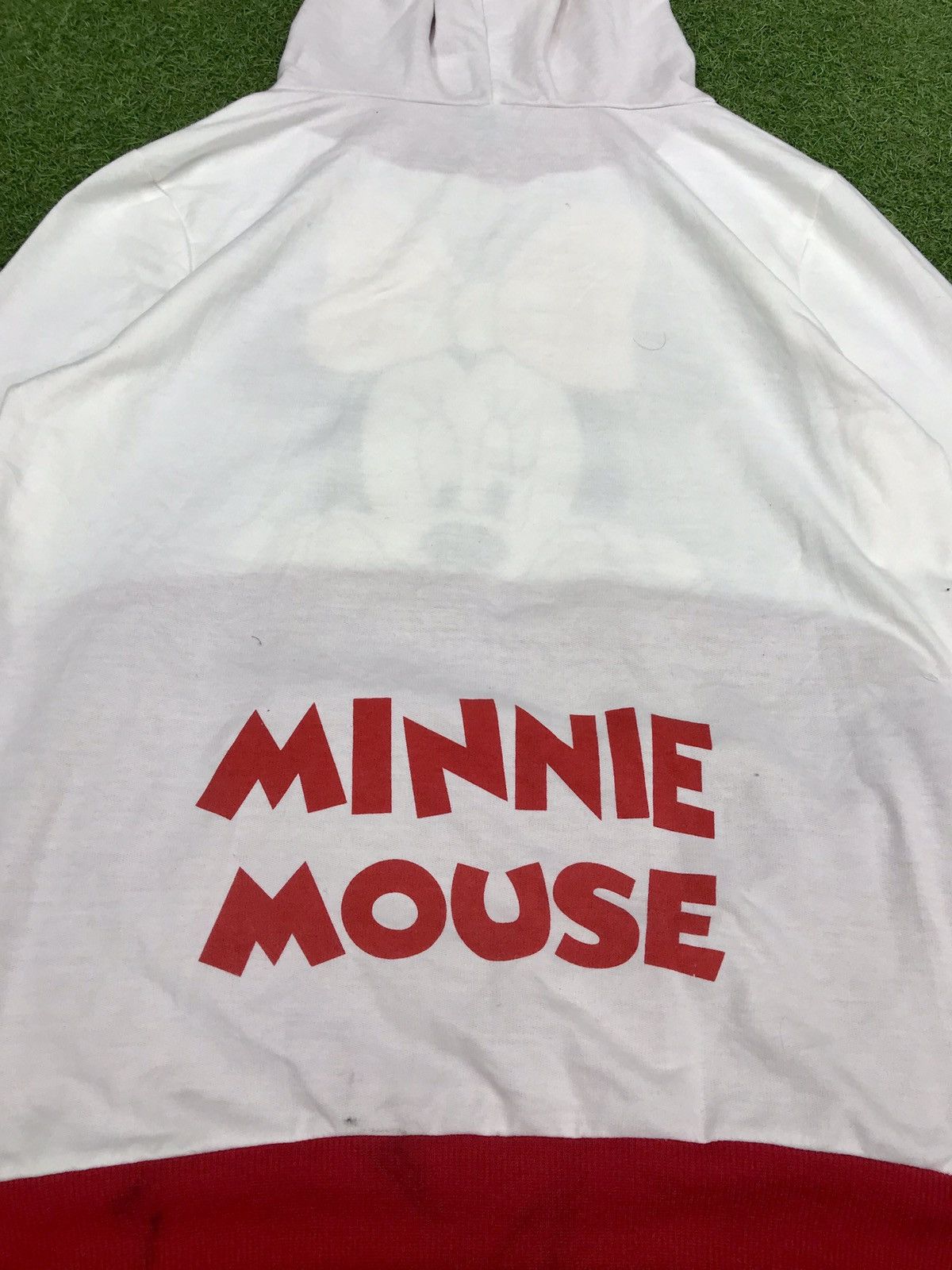 Disney × Mickey Mouse × Vintage VINTAGE 90s MINNIE MOUSE BIG POCKET LOGO SPELLOUT HOODIES Size M / US 6-8 / IT 42-44 - 9 Thumbnail