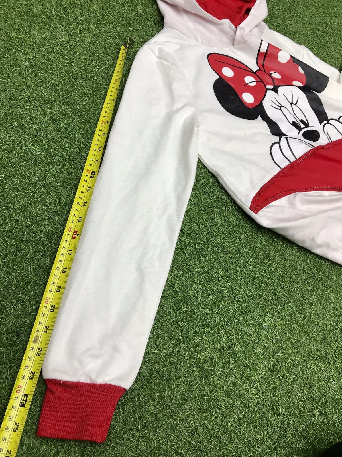 Disney × Mickey Mouse × Vintage VINTAGE 90s MINNIE MOUSE BIG POCKET LOGO SPELLOUT HOODIES Size M / US 6-8 / IT 42-44 - 13 Thumbnail