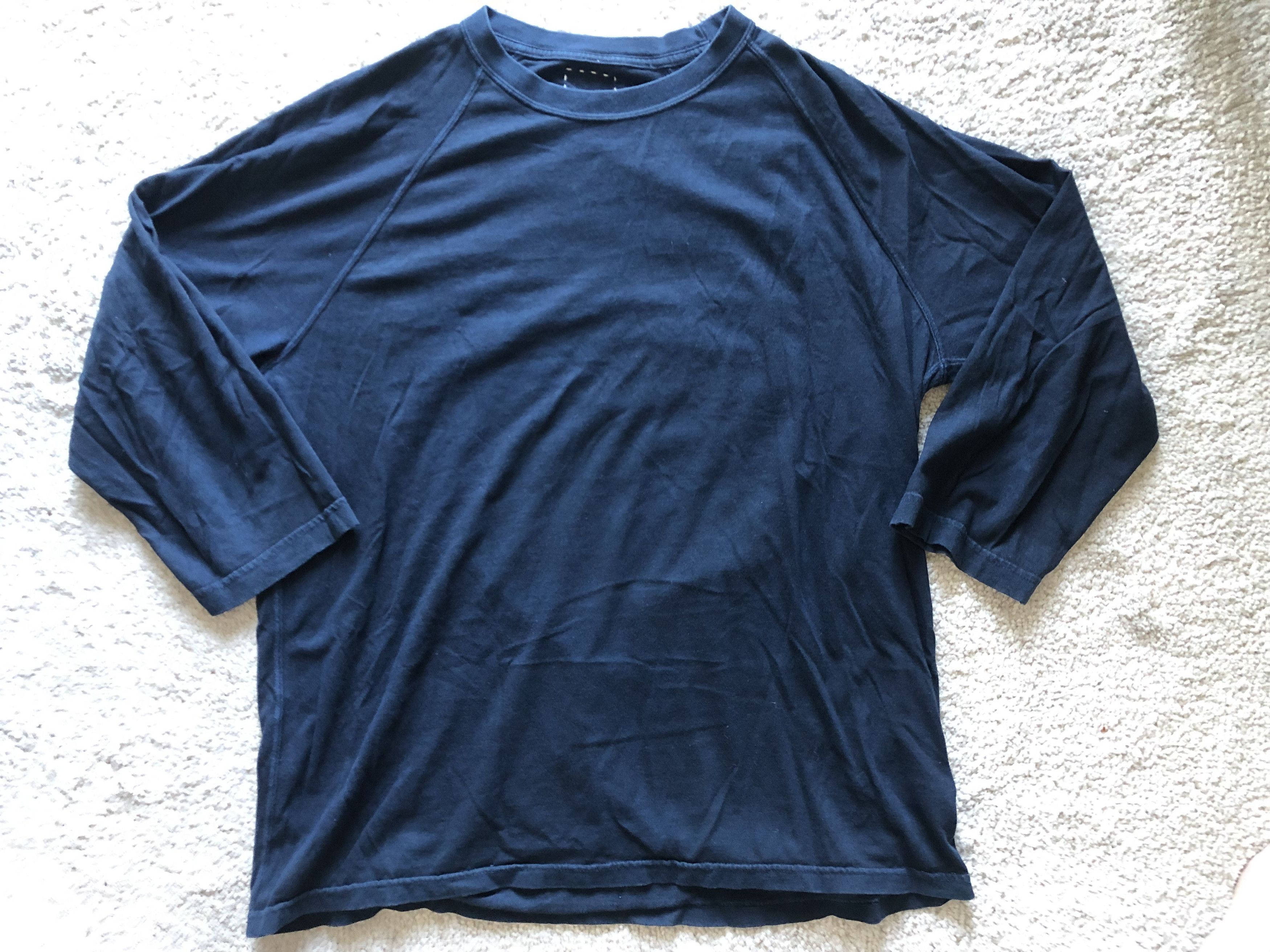 image of Visvim Clubhouse Tee Dk Indigo Size 5 in Dark Indigo, Men's