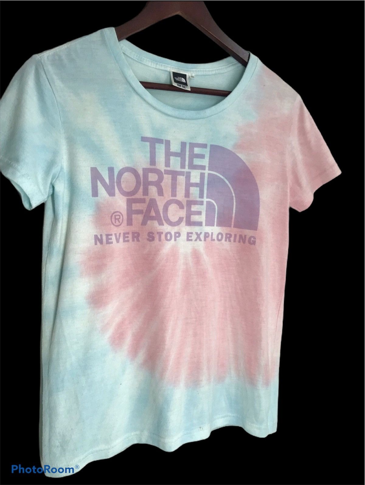 The North Face TNF Big Logo Tie Dye For Women Tshirt Size M / US 6-8 / IT 42-44 - 2 Thumbnail