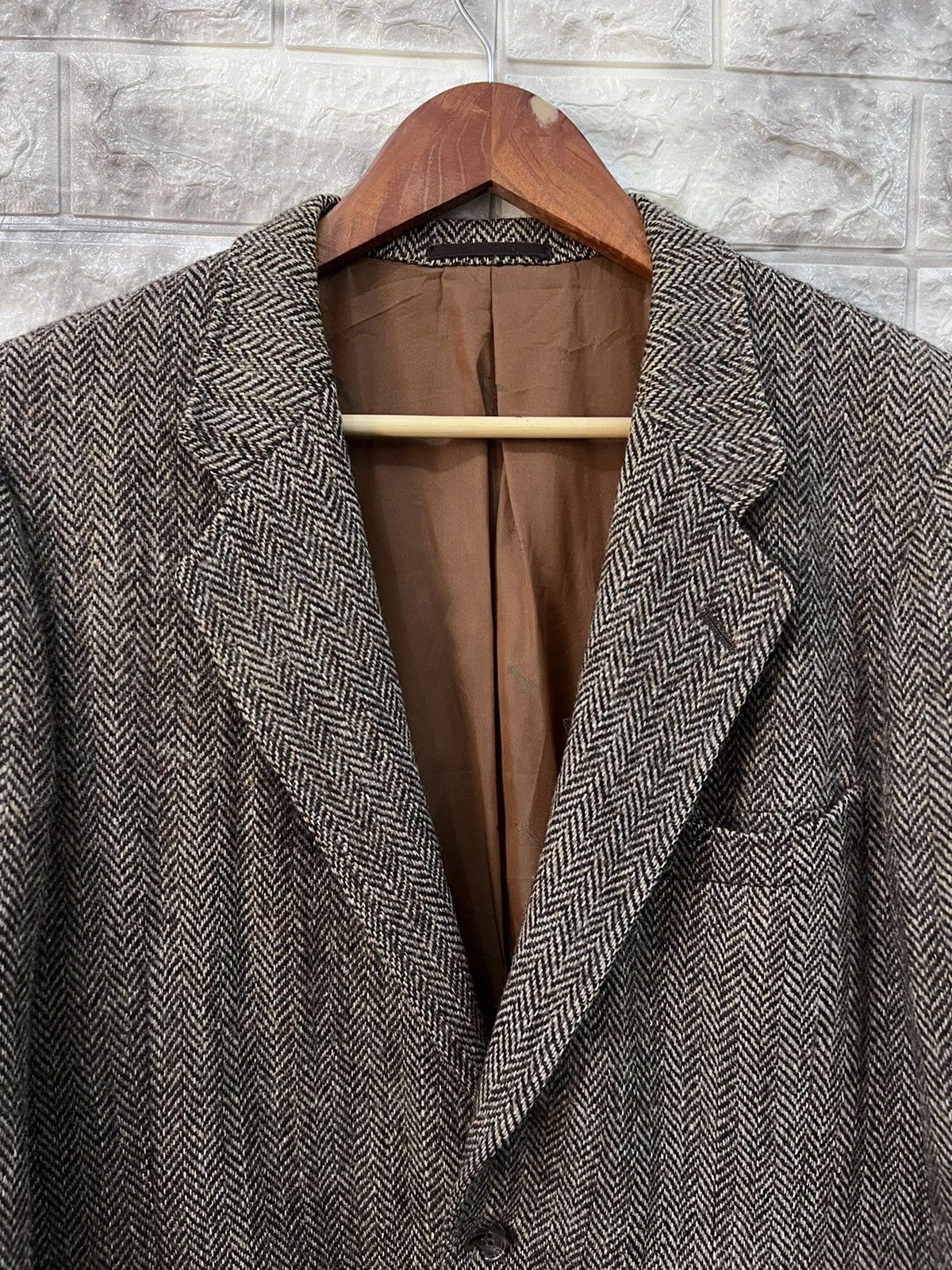 Harris Tweed × Vintage Vintage Harris Tweed x Beau Brummells Wool Jacket Size US M / EU 48-50 / 2 - 4 Thumbnail