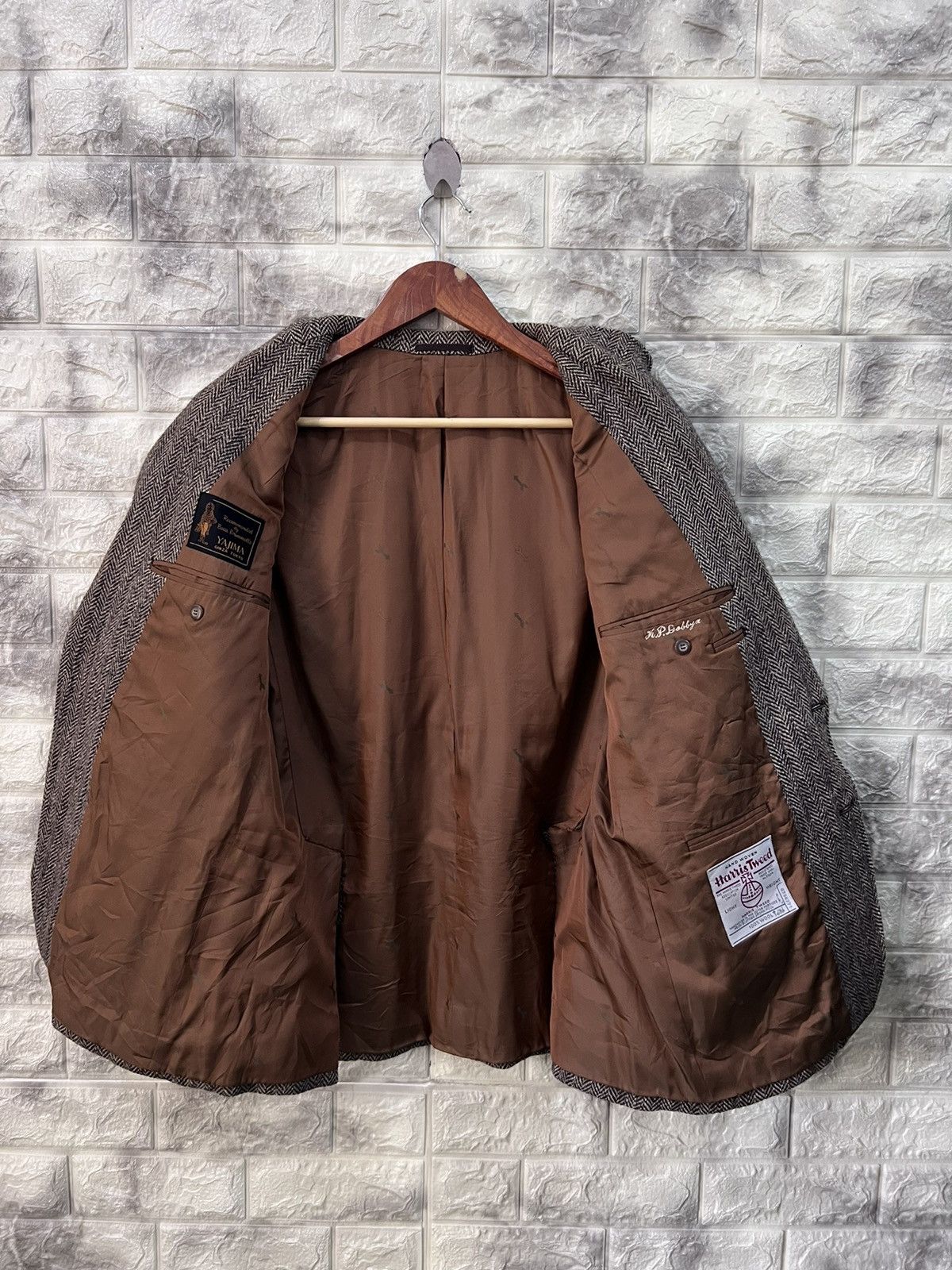 Harris Tweed × Vintage Vintage Harris Tweed x Beau Brummells Wool Jacket Size US M / EU 48-50 / 2 - 10 Thumbnail