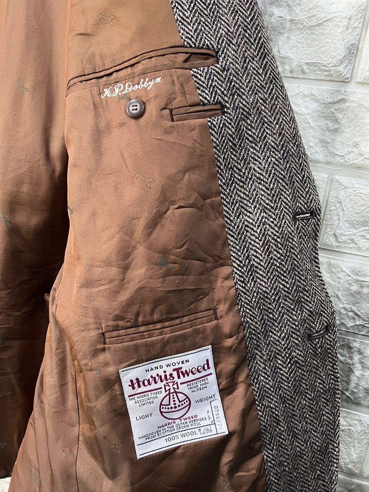 Harris Tweed × Vintage Vintage Harris Tweed x Beau Brummells Wool Jacket Size US M / EU 48-50 / 2 - 12 Thumbnail