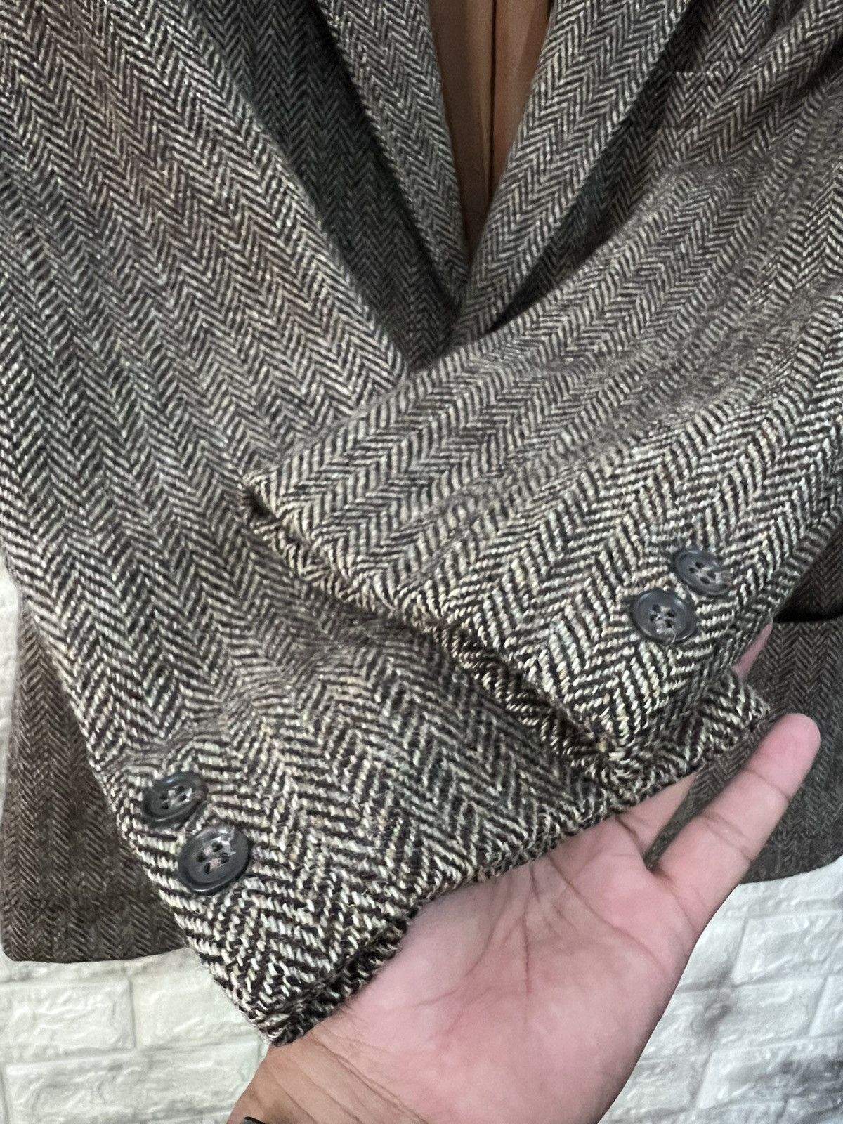 Harris Tweed × Vintage Vintage Harris Tweed x Beau Brummells Wool Jacket Size US M / EU 48-50 / 2 - 9 Thumbnail