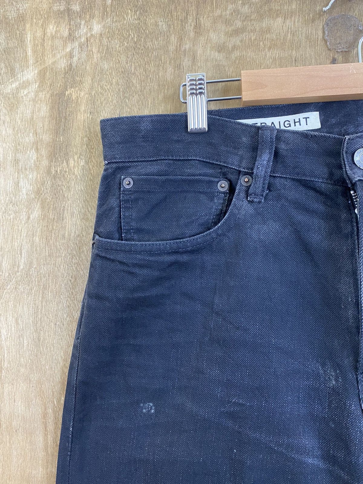 Gap DLS Gap Black distressed Denim vintage Pants #BB532 Size US 31 - 4 Thumbnail