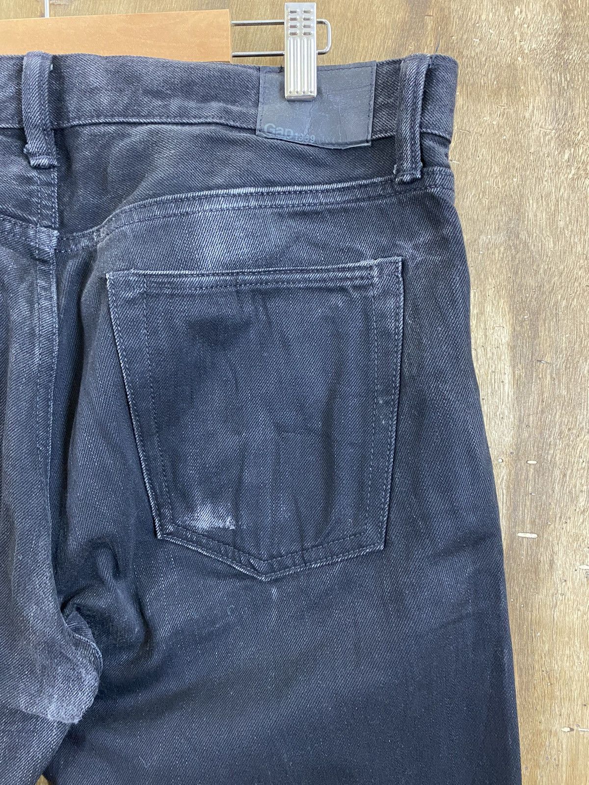 Gap DLS Gap Black distressed Denim vintage Pants #BB532 Size US 31 - 11 Thumbnail