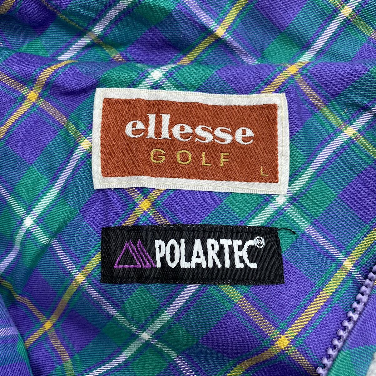 Vintage ELLESSE GOLFxPOLARTEC Embroidered Logo Retro Sherpa Jacket Size US L / EU 52-54 / 3 - 4 Thumbnail